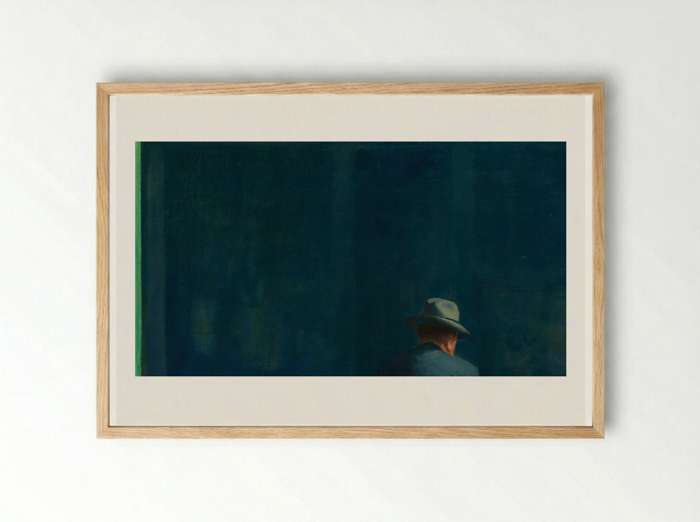 Nighthawks - Edward Hopper - Framed Print Wood