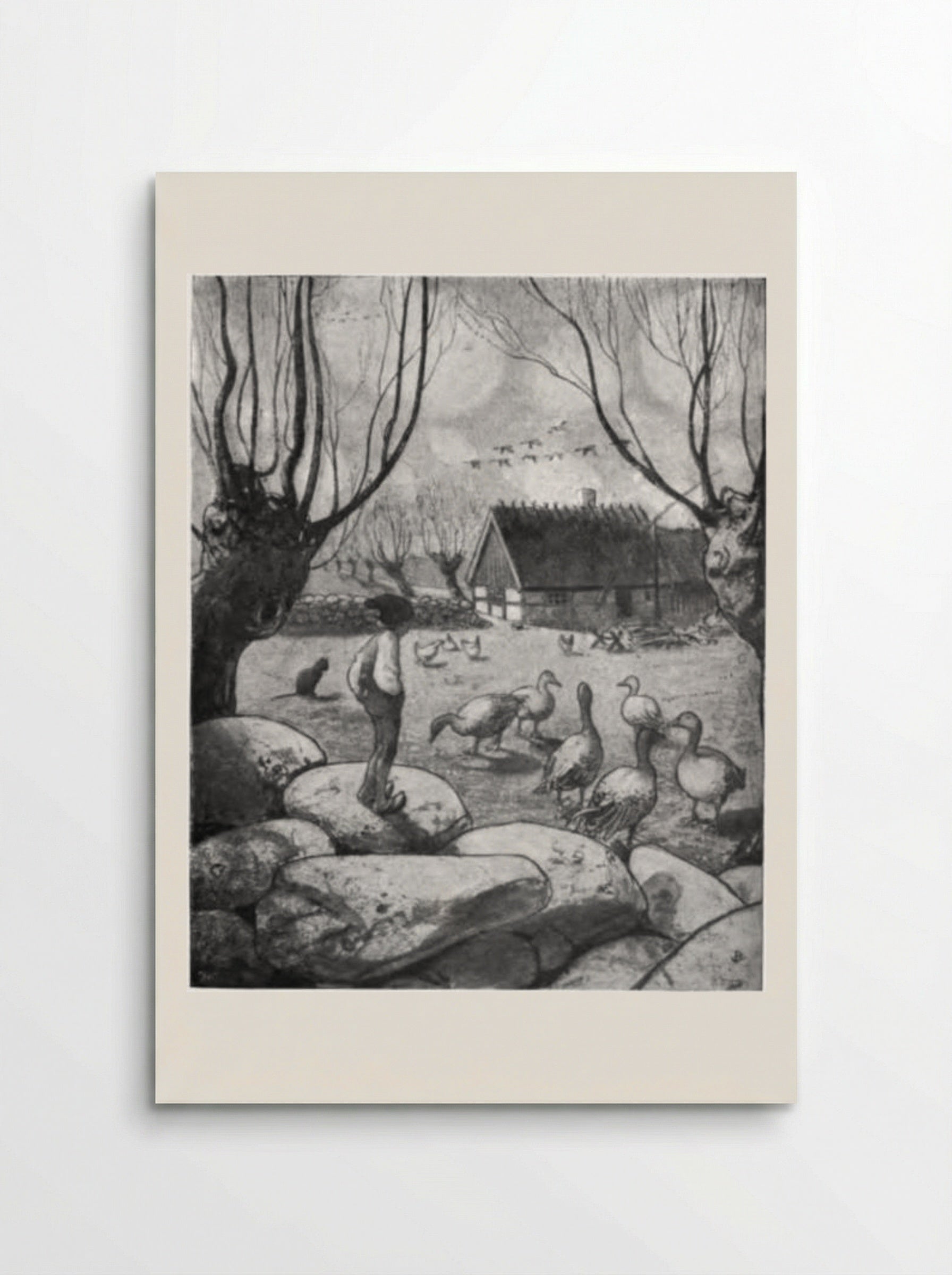 Nils Holgersson - John Bauer - Poster