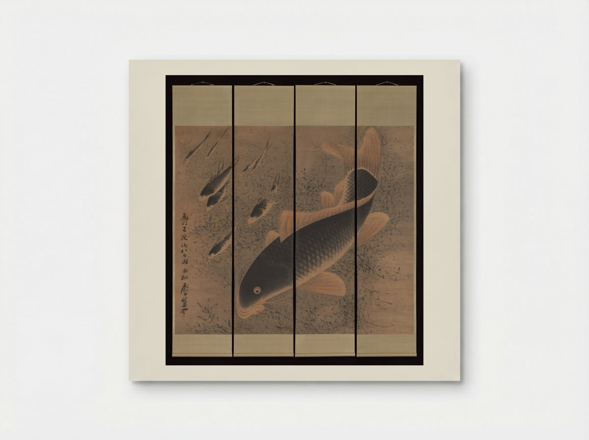 Nine Carp - Gong Gu - Poster