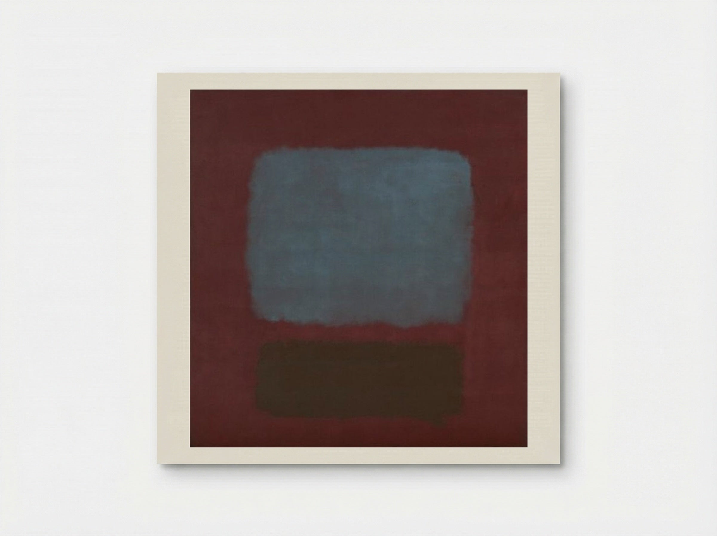 No. 37/No. 19 (Slate Blue and Brown on Plum) - Mark Rothko - Poster