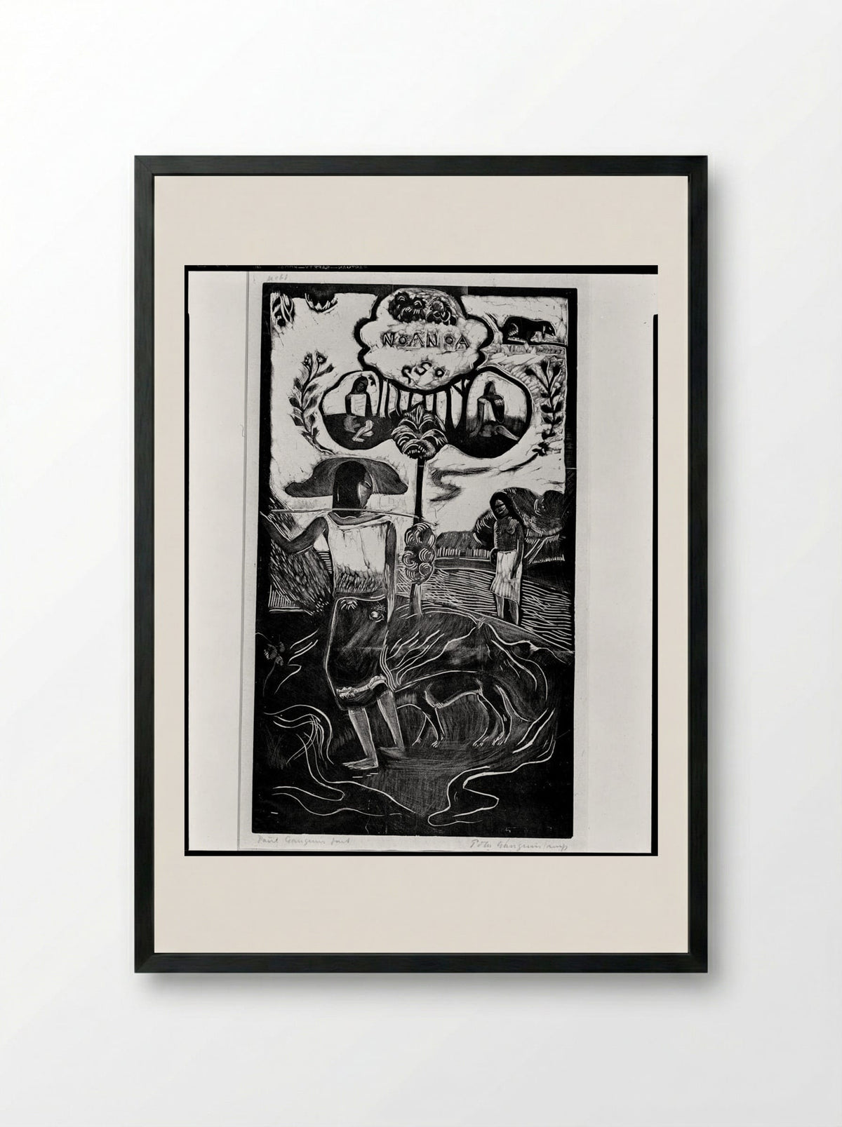 Noa Noa - Paul Gauguin - Framed Print Black