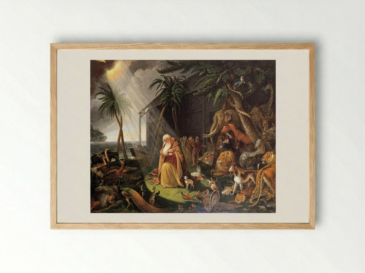Noah and His Ark (after Charles Catton) - Charles Willson Peale - Framed Print Wood