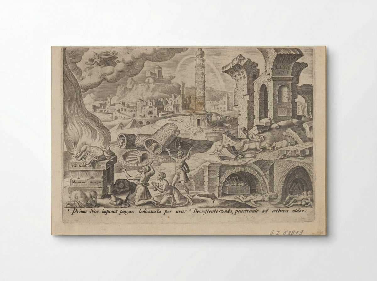 Noah's Sacrifice - Philips Galle - Poster