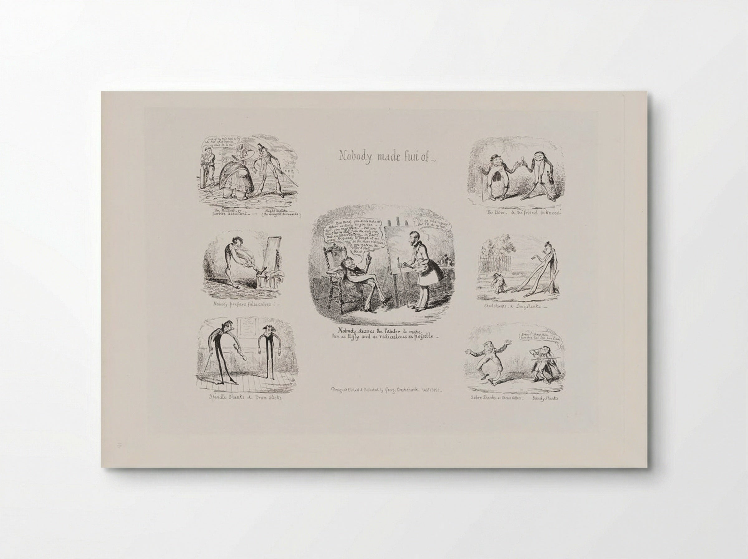 Nobody Made Fun Of - George Cruikshank - Poster