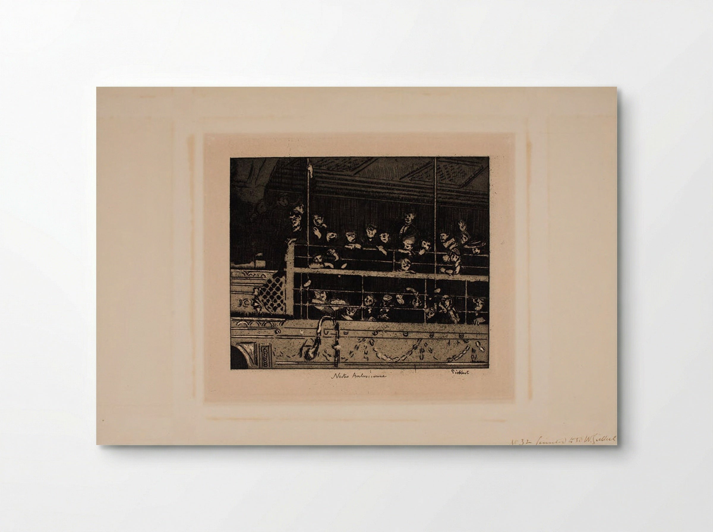 Noctes Ambrosianae - Walter Sickert - Poster
