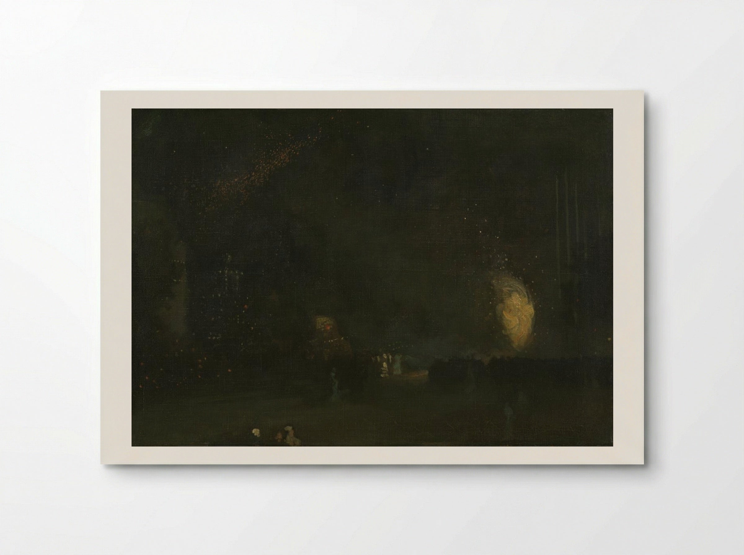 Nocturne in Black and Gold: The Falling Rocket - James McNeill Whistler - Poster