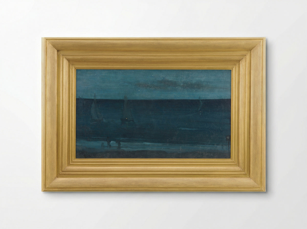 Nocturne: Blue and Silver (Bognor) - James Abbott McNeill Whistler - Poster