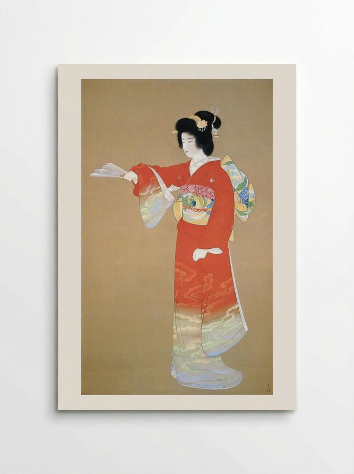 Noh Dance Prelude - Uemura Shoen - Poster