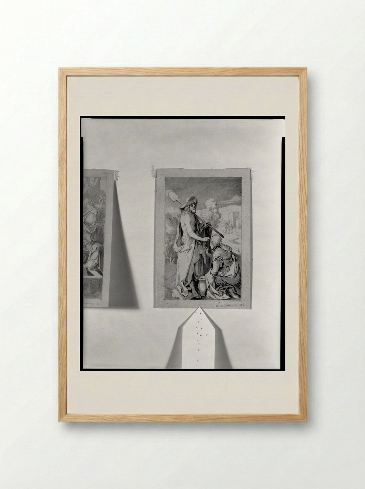 Noli Me Tangere, after Dürer - Moritz von Schwind - Framed Print Wood