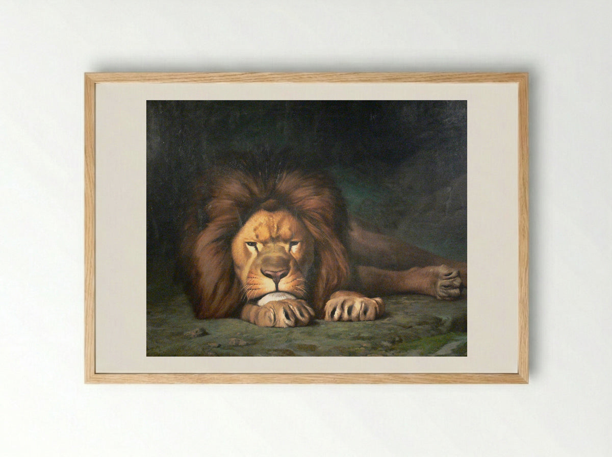 Nominor Leo - Jean-Léon Gérôme - Framed Print Wood