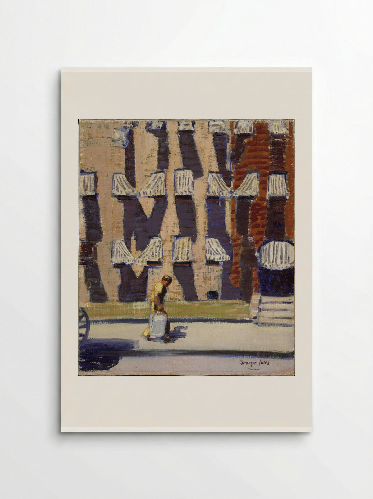 Noontime, St. Botolph Street, Boston - George Luks - Poster