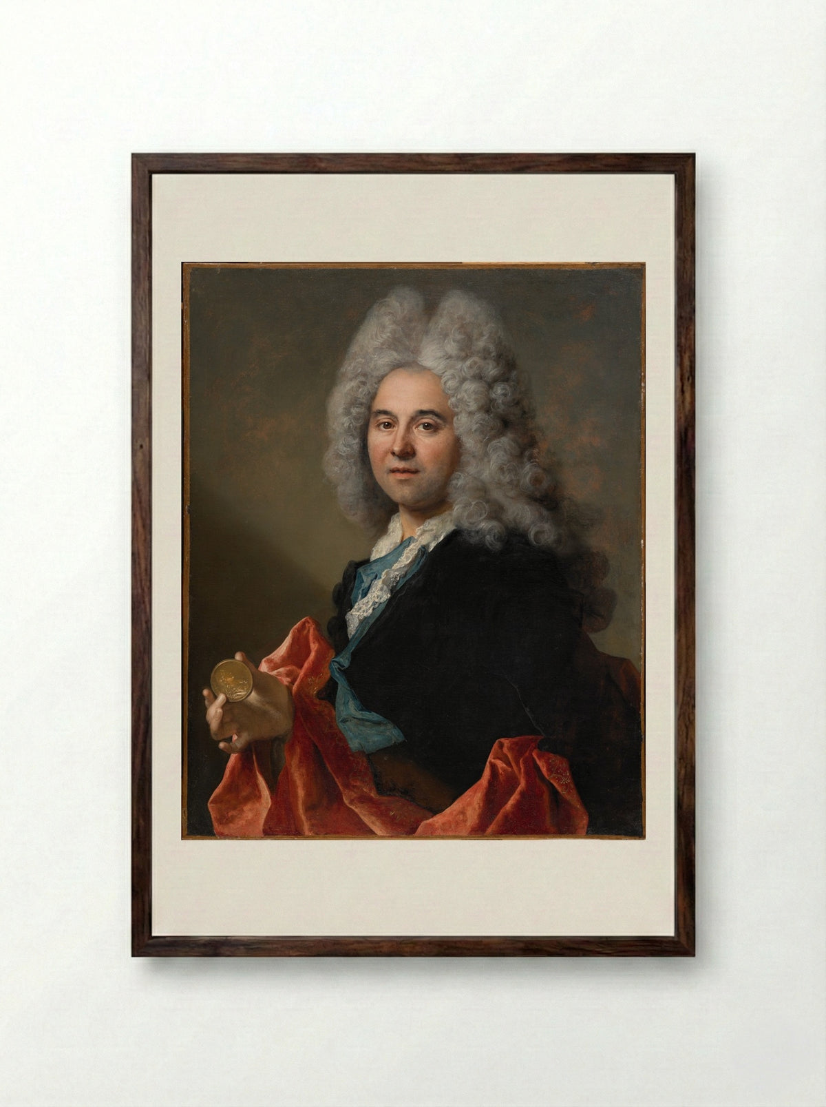 Norbert Roettiers - Nicolas de Largillière - Framed Print Dark Wood