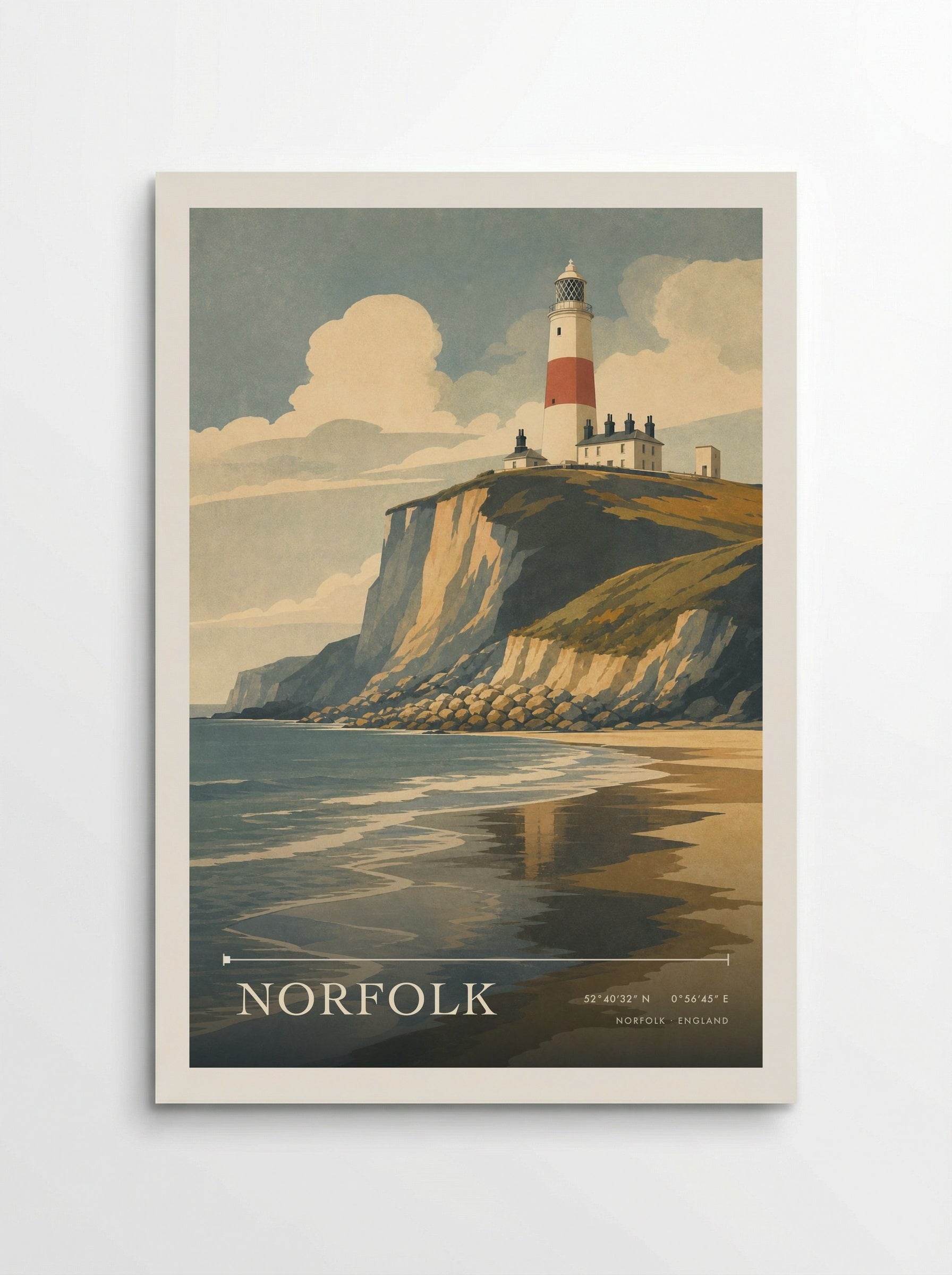 Norfolk England Travel Poster - Poster