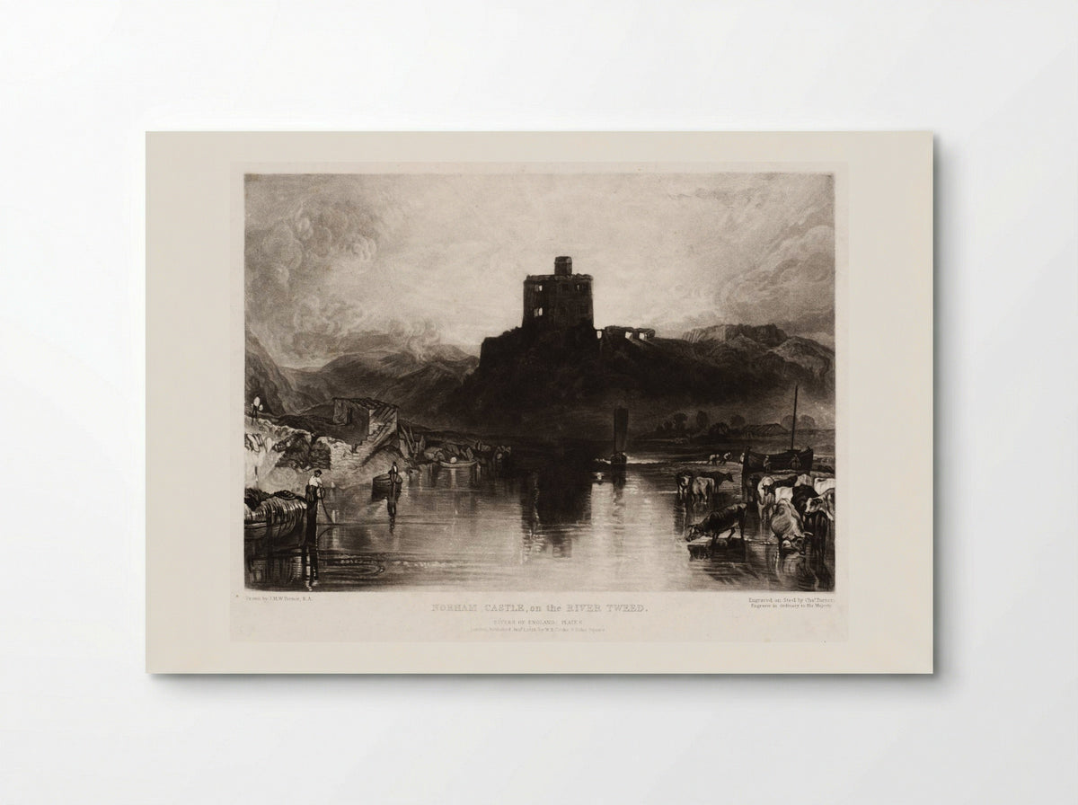 Norham Castle, on the River Tweed - J.M.W. Turner - Poster