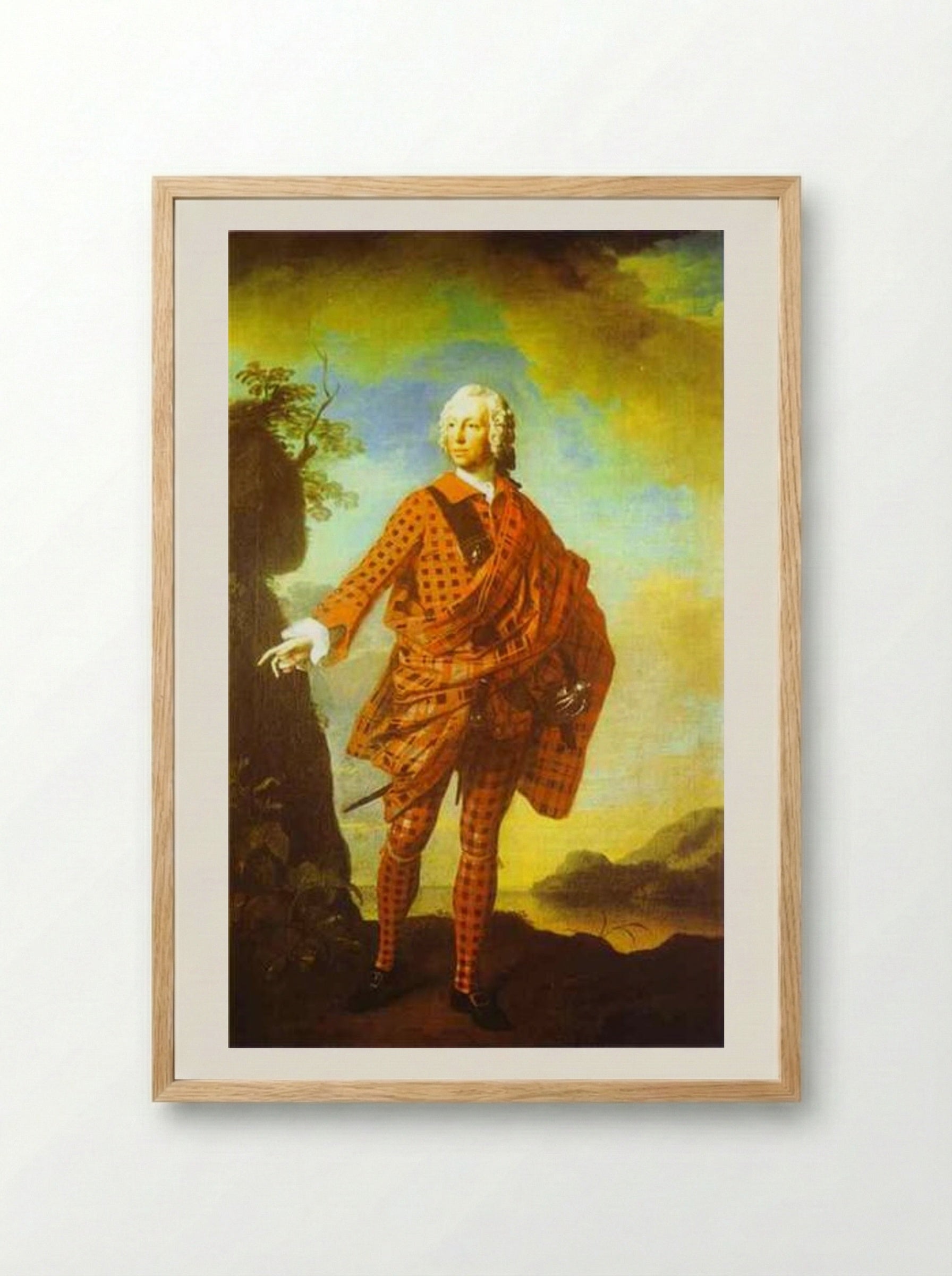 Norman MacLeod of MacLeod - Allan Ramsay - Framed Print Wood