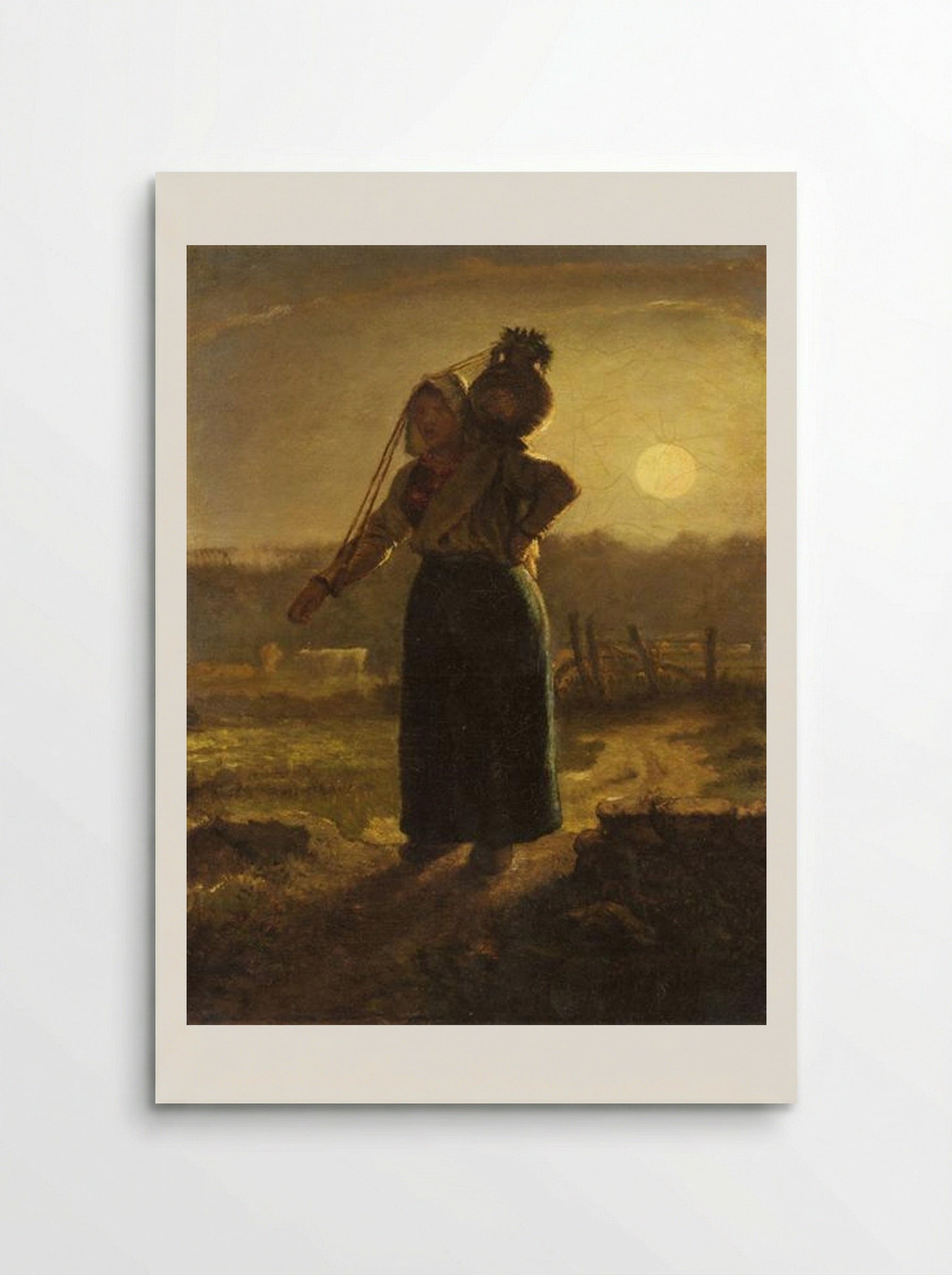 Norman Milkmaid - Jean-François Millet - Poster