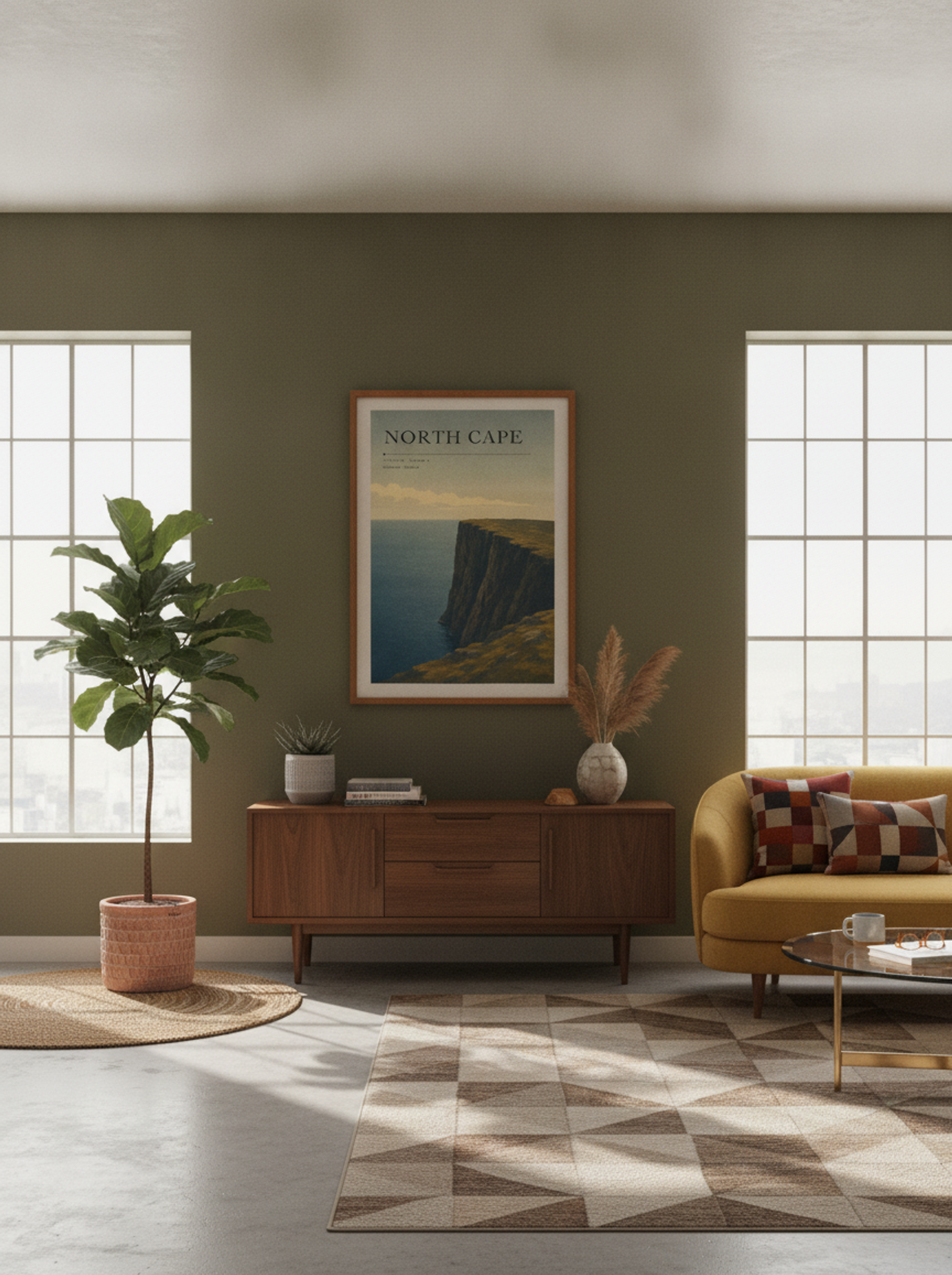 North Cape Travel Poster Artwork - Lifestyle