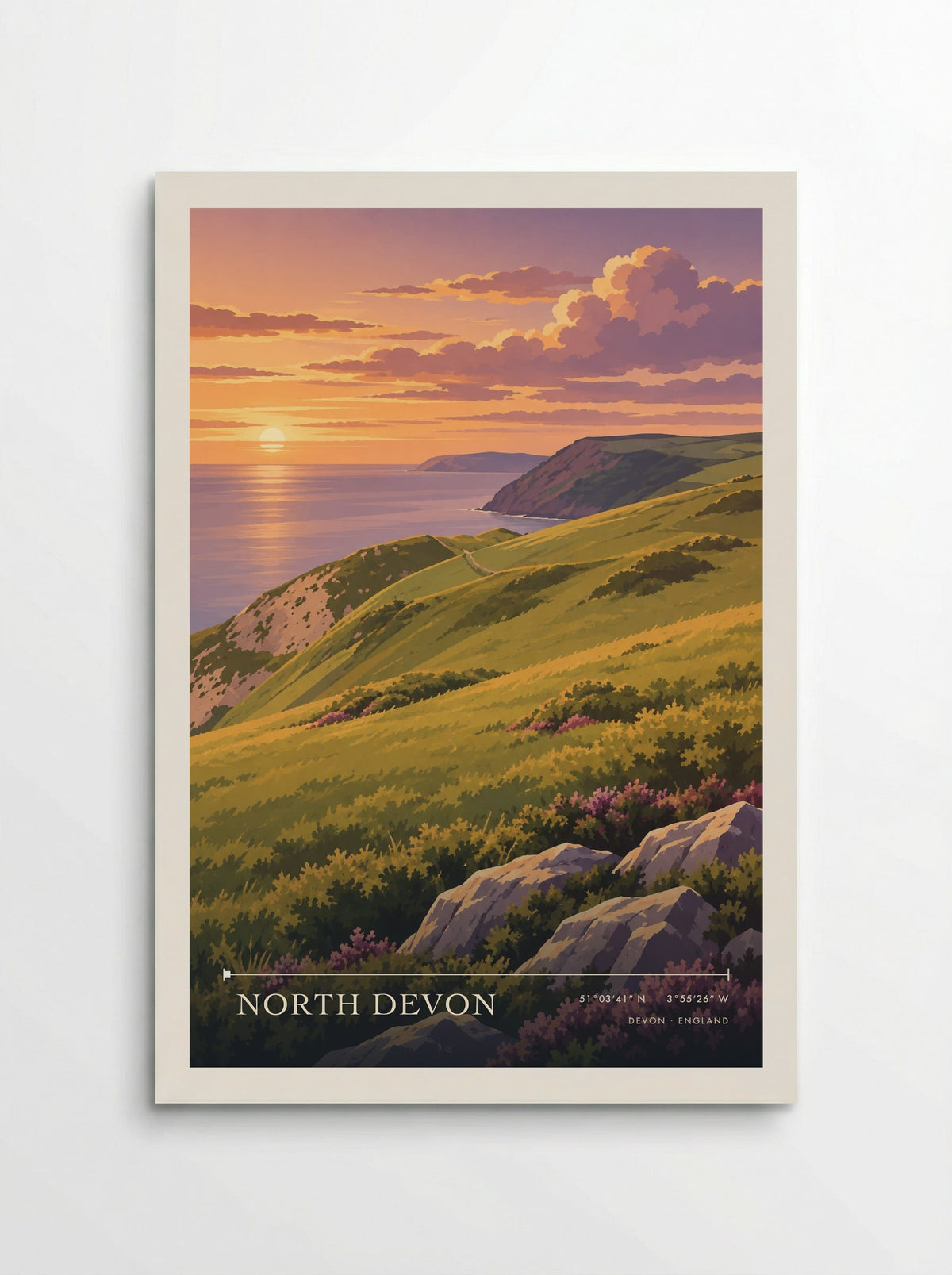North Devon | Travel Poster - Poster