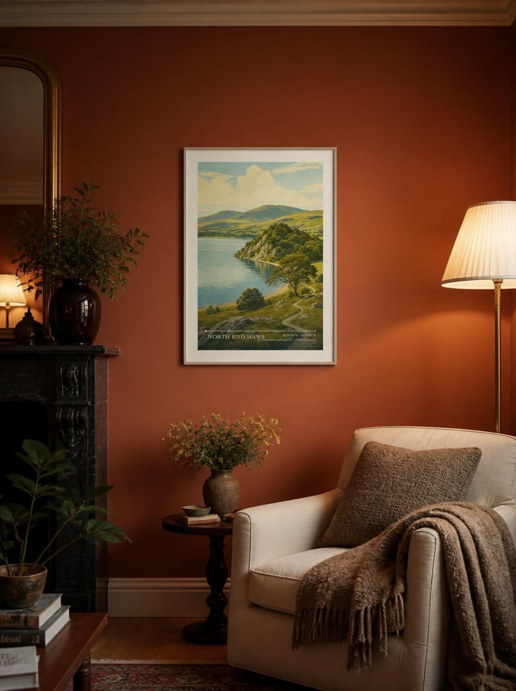 North End Haws Westmorland and Furness United Kingdom Travel Poster - Lifestyle