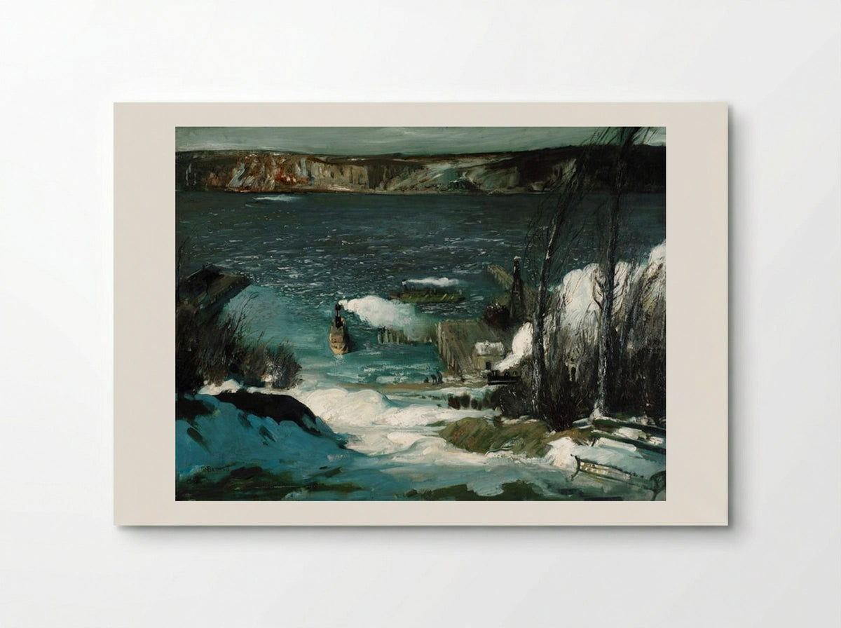 North River - George Bellows - Poster