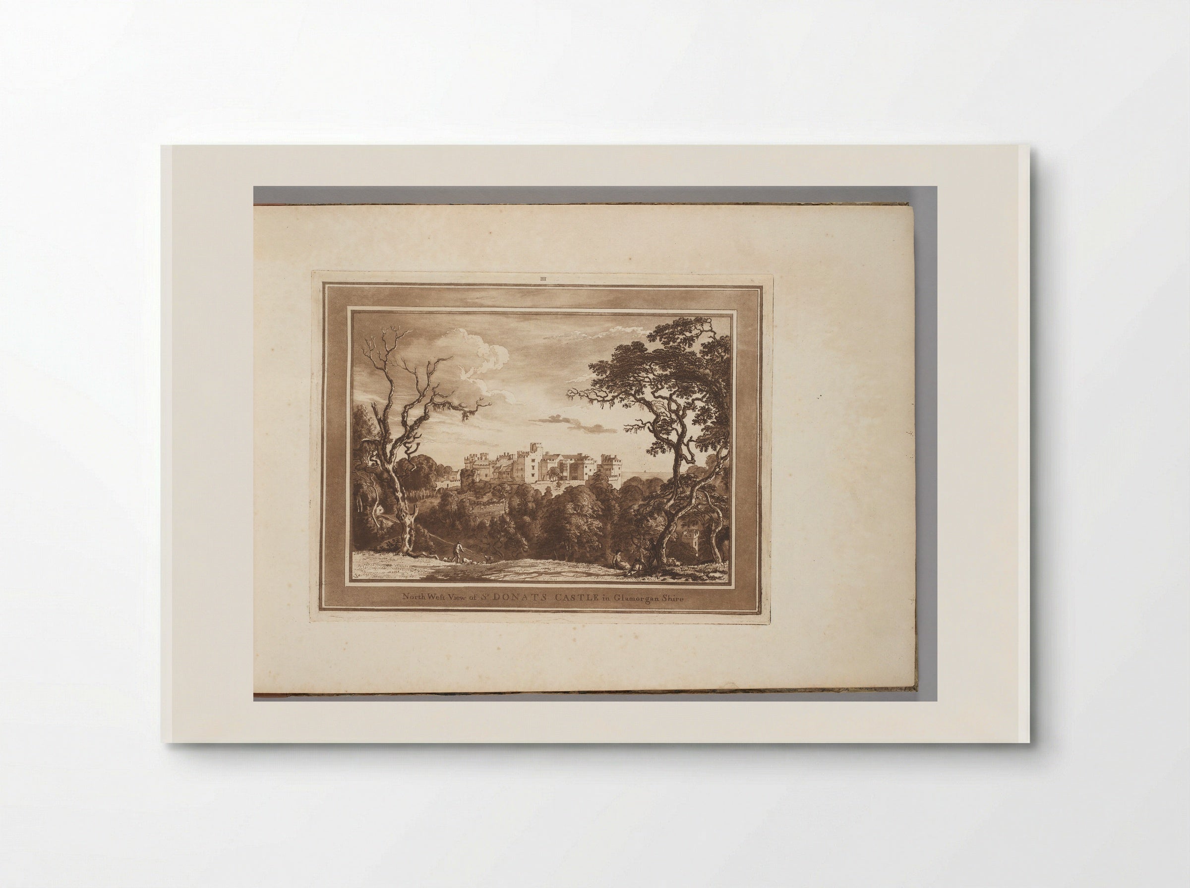 North West View of St. Donats Castle - Paul Sandby - Poster