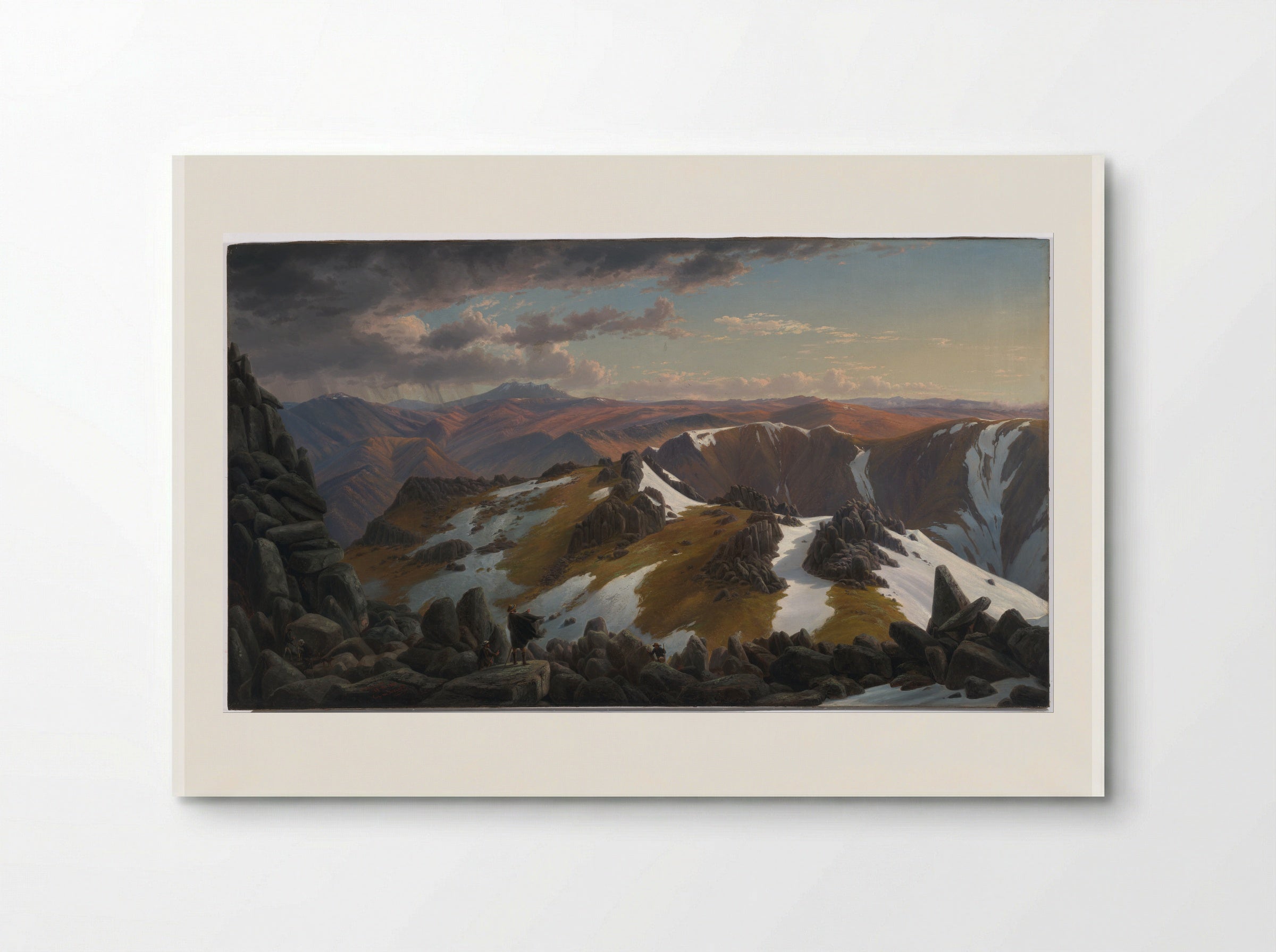 North-east view from the northern top of Mount Kosciusko - Eugene von Guerard - Poster