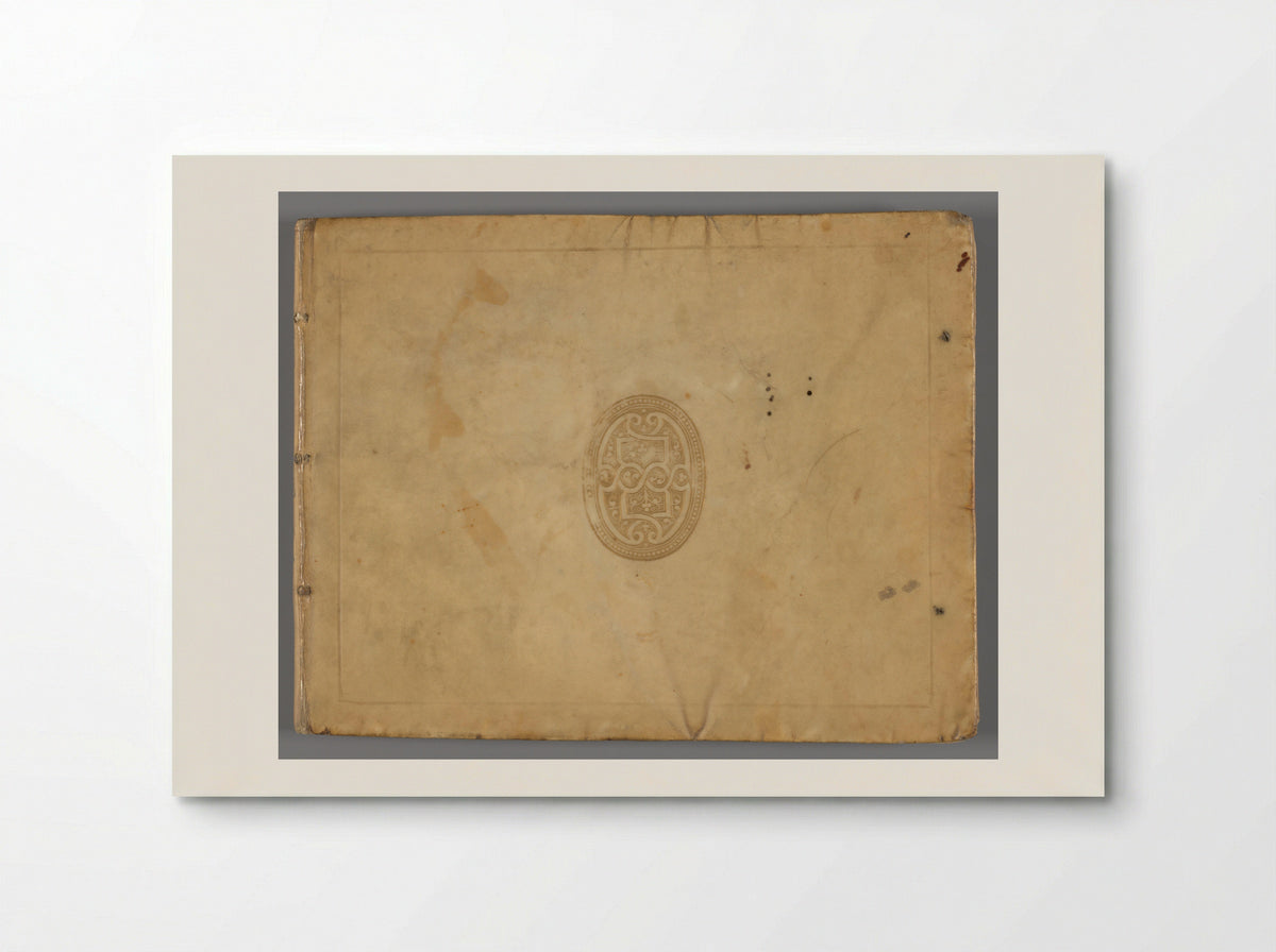 Notebook with Calligraphy and Allegorical Drawings - Paulus de Kempenaer - Poster