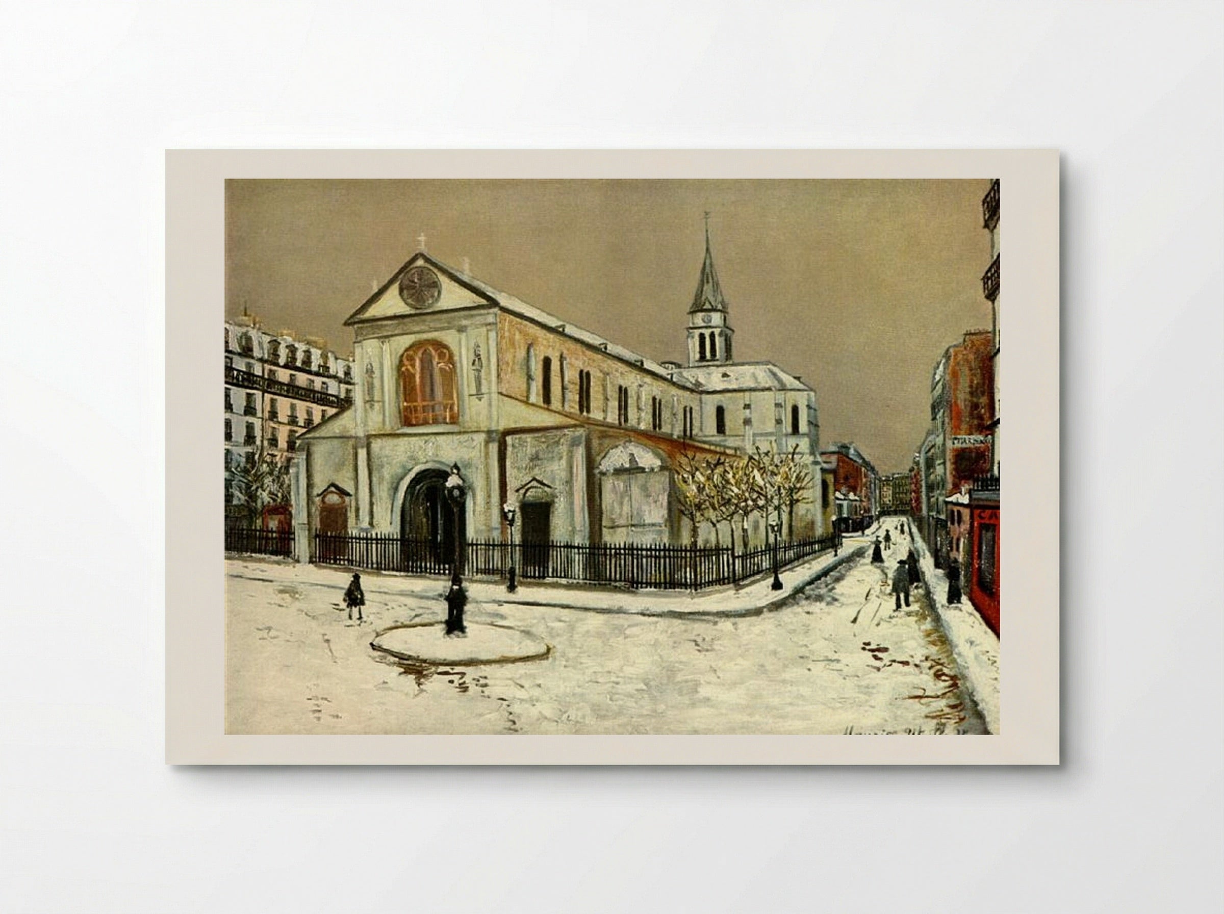 Notre-Dame de Clignancourt - Maurice Utrillo - Poster