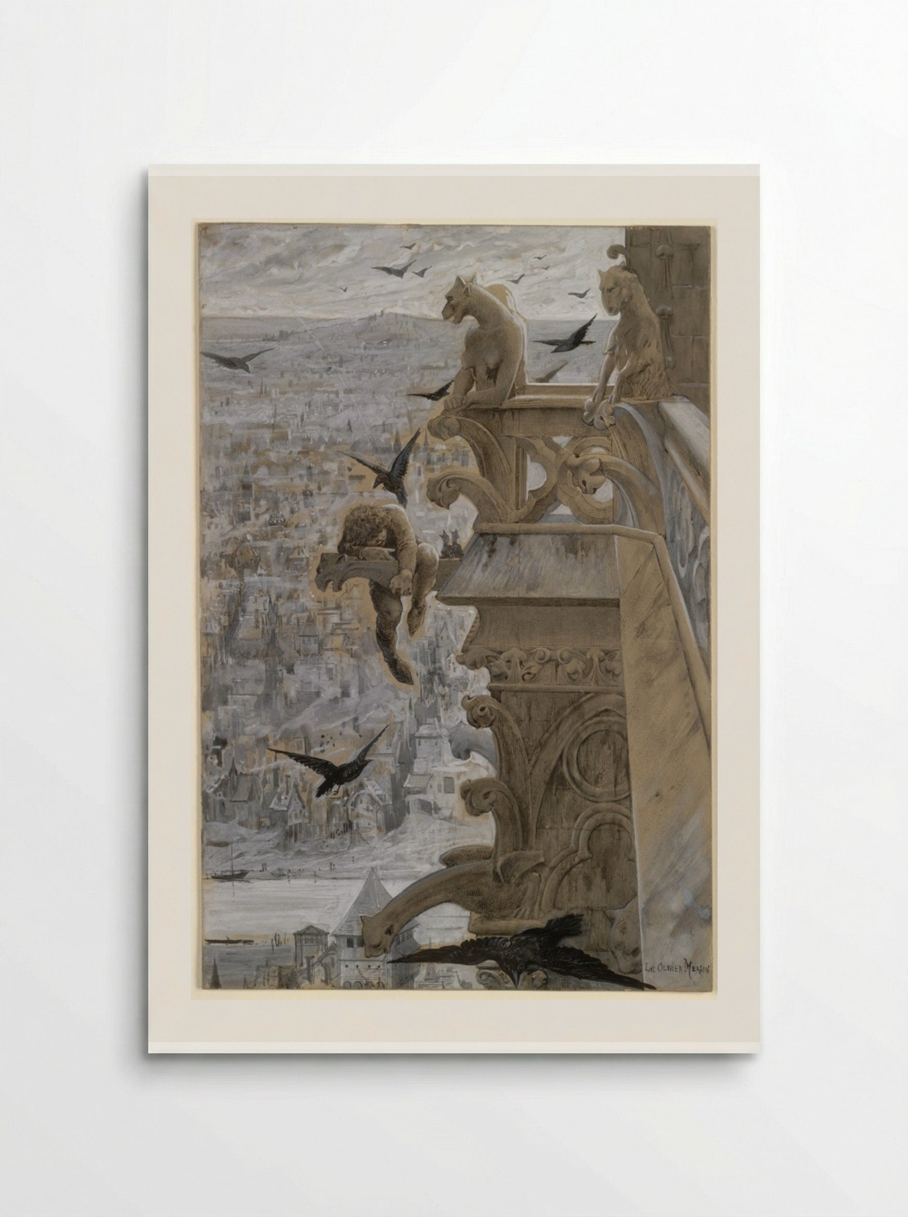 Notre-Dame de Paris - Luc-Olivier Merson - Poster