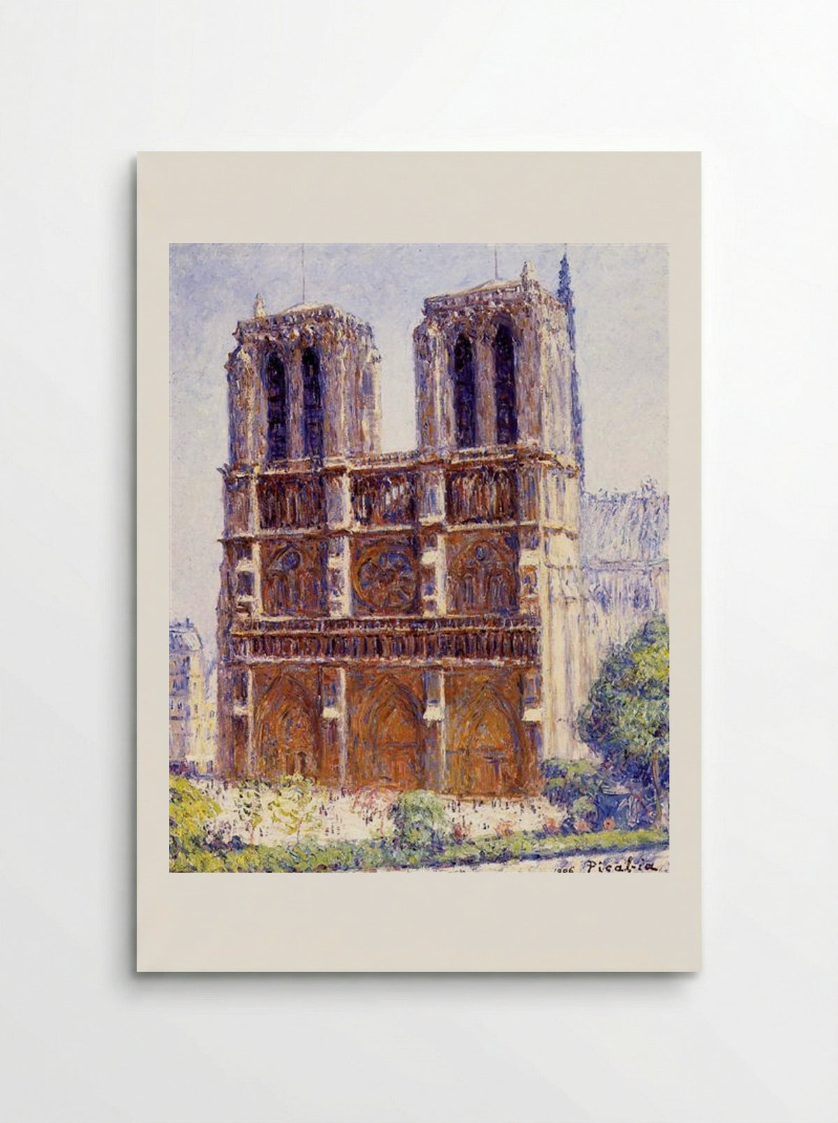 Notre Dame, the Effect of Sunlight - Francis Picabia - Poster