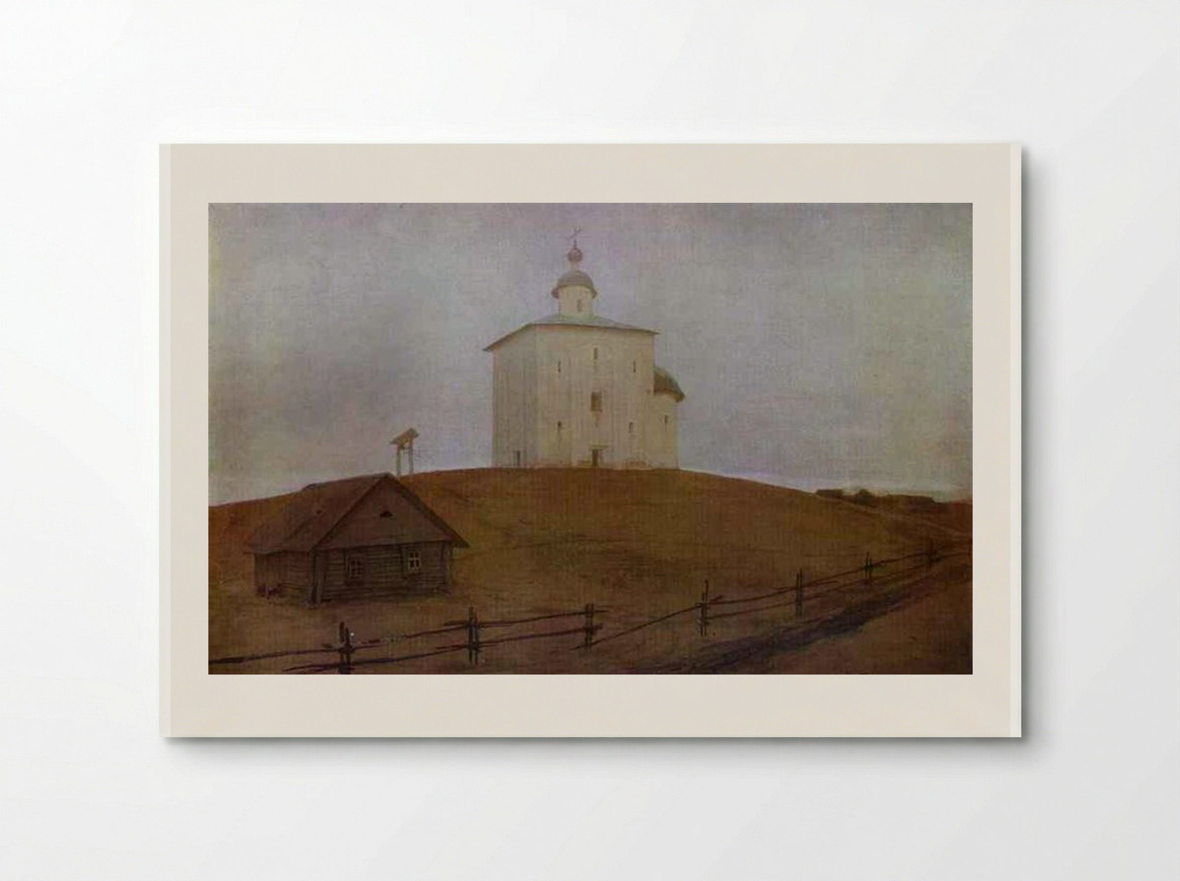Novgorod Church - Andrei Ryabushkin - Poster