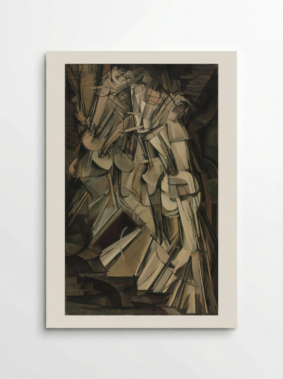 Nude Descending a Staircase, No. 2 - Marcel Duchamp - Poster