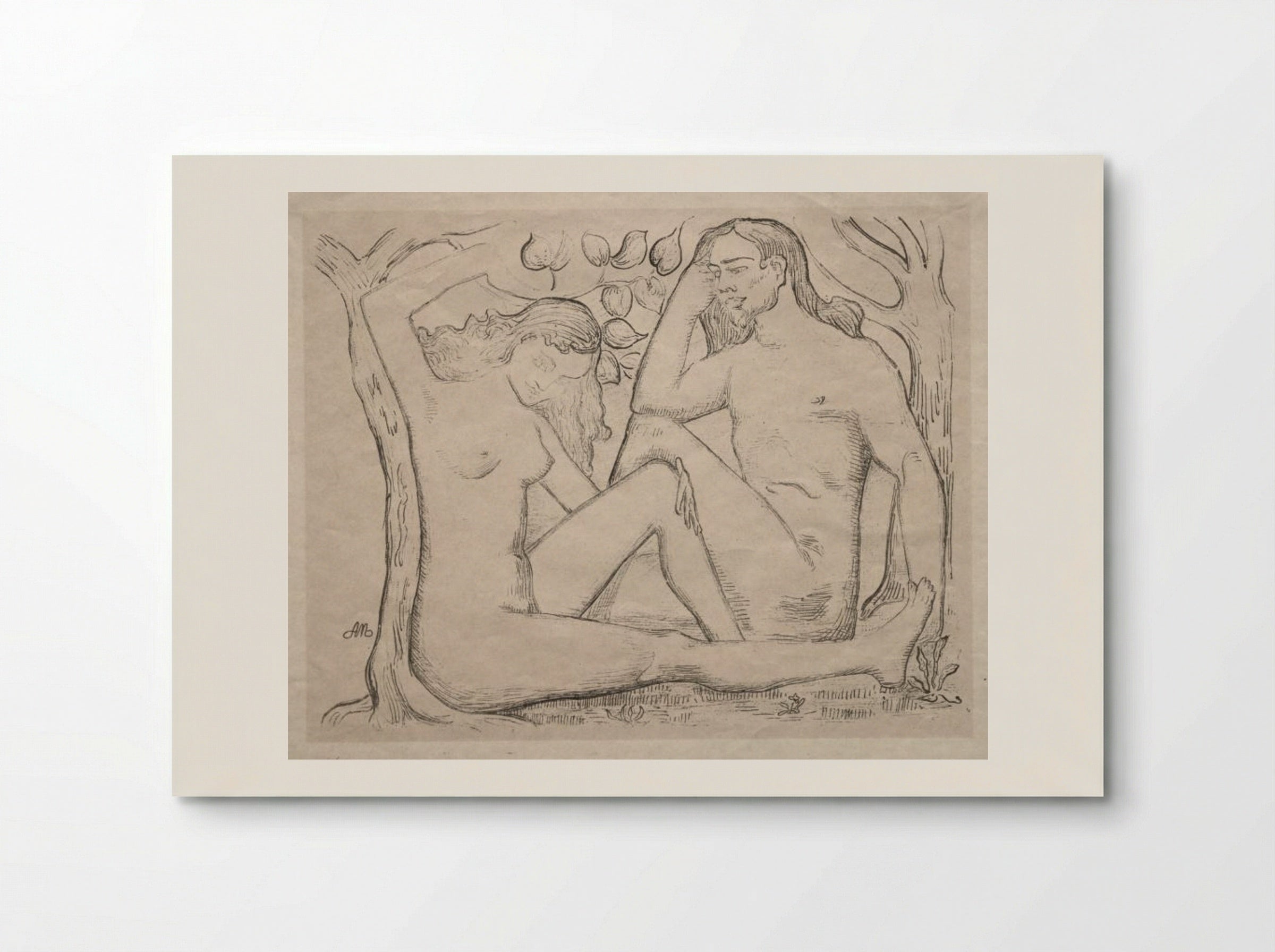 Nude Man and Woman - Aristide Maillol - Poster