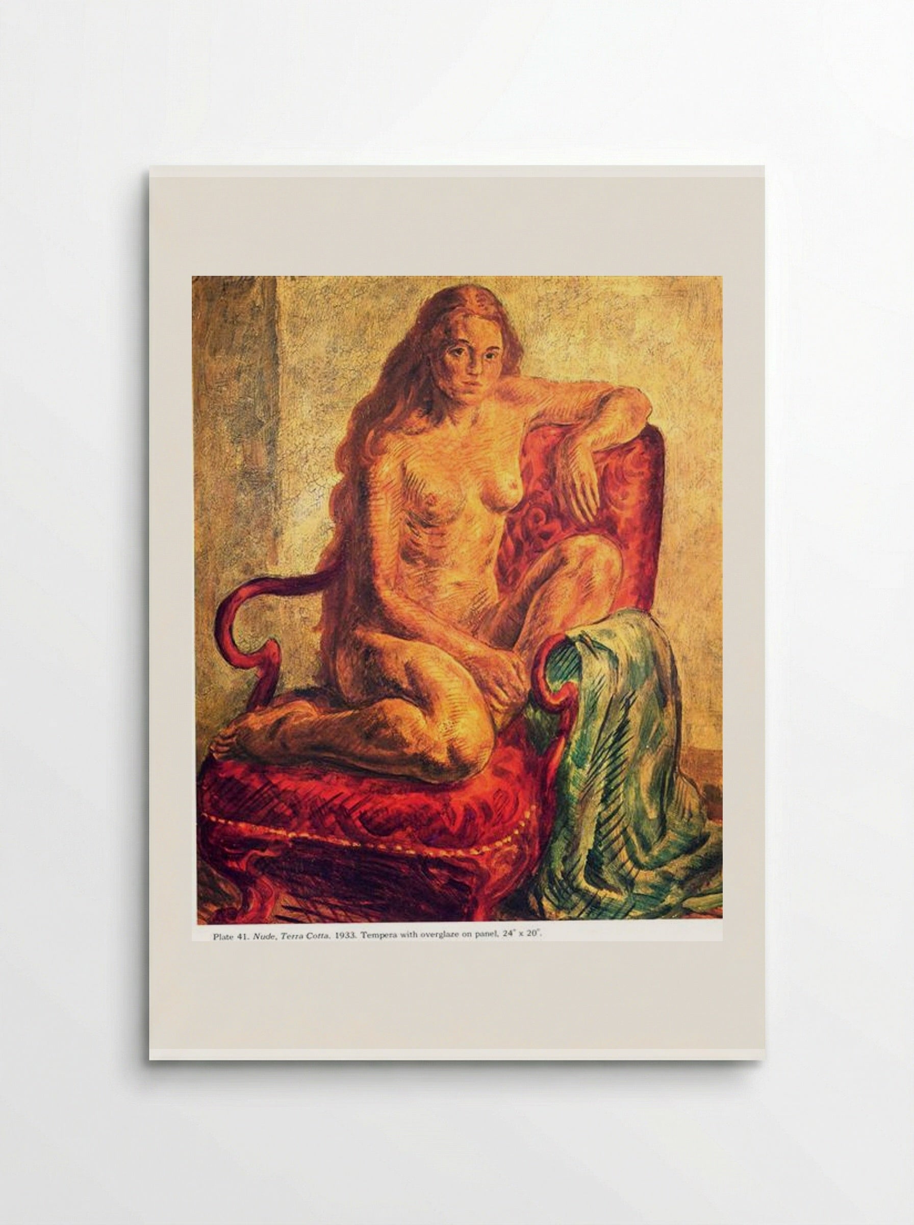 Nude, Terra Cotta - John French Sloan - Poster