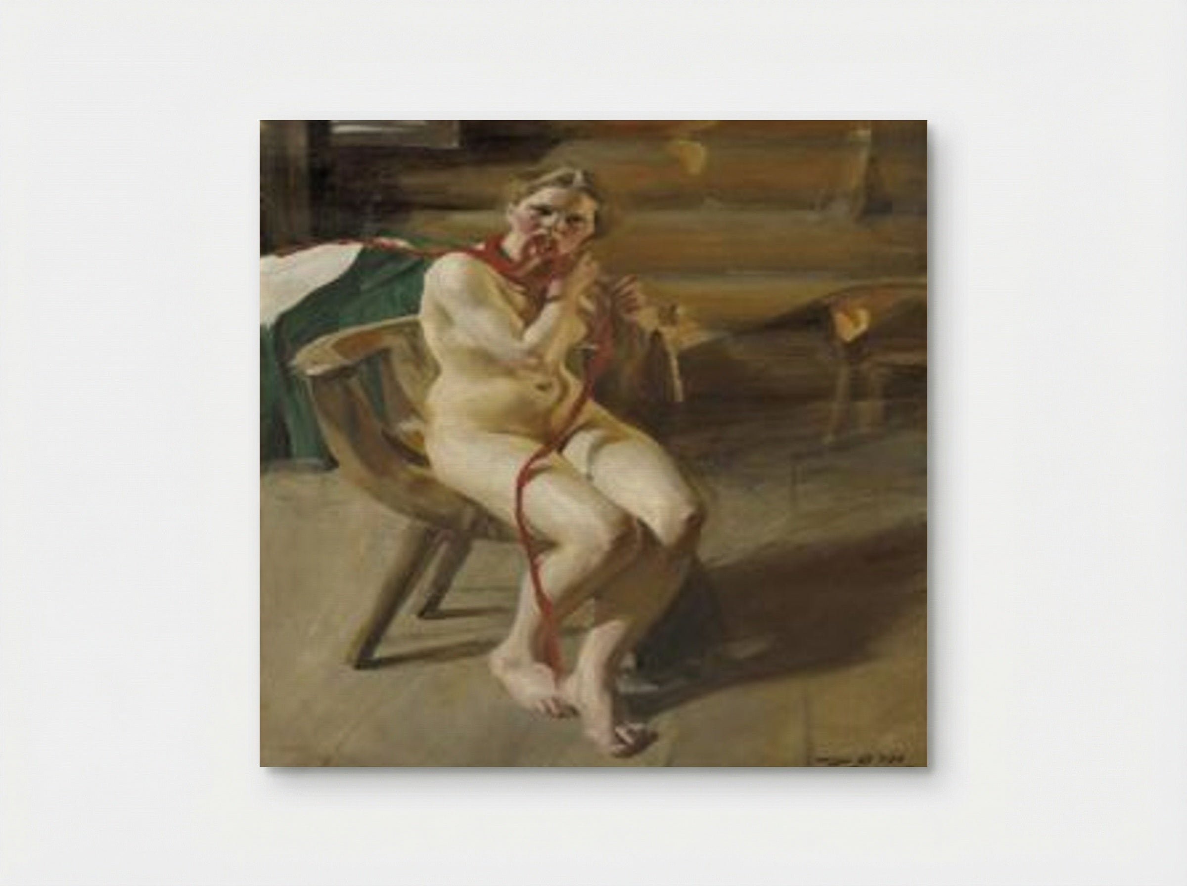 Nude Woman Arranging Her Hair - Anders Zorn - Poster