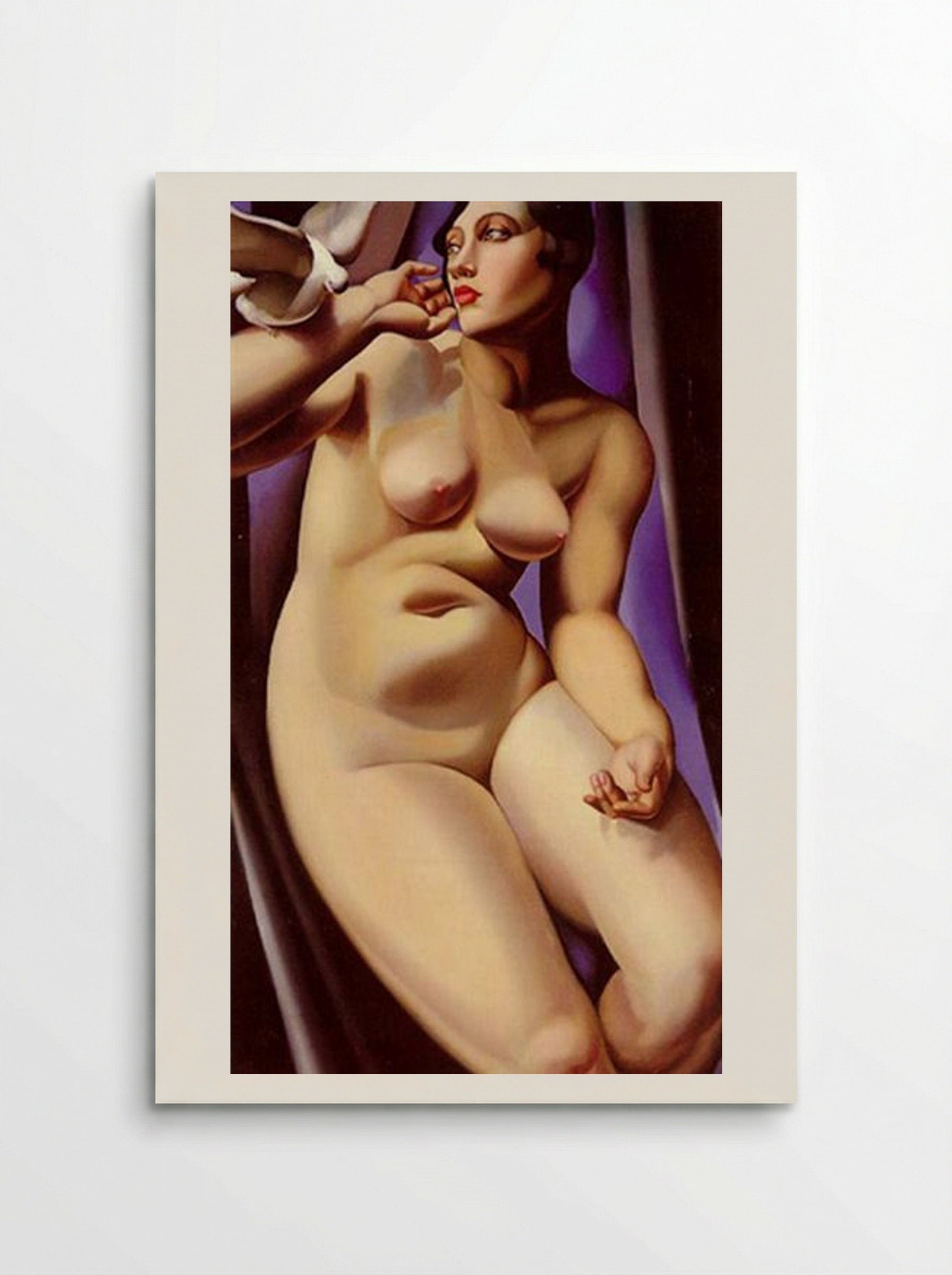 Nude with Dove - Tamara de Lempicka - Poster