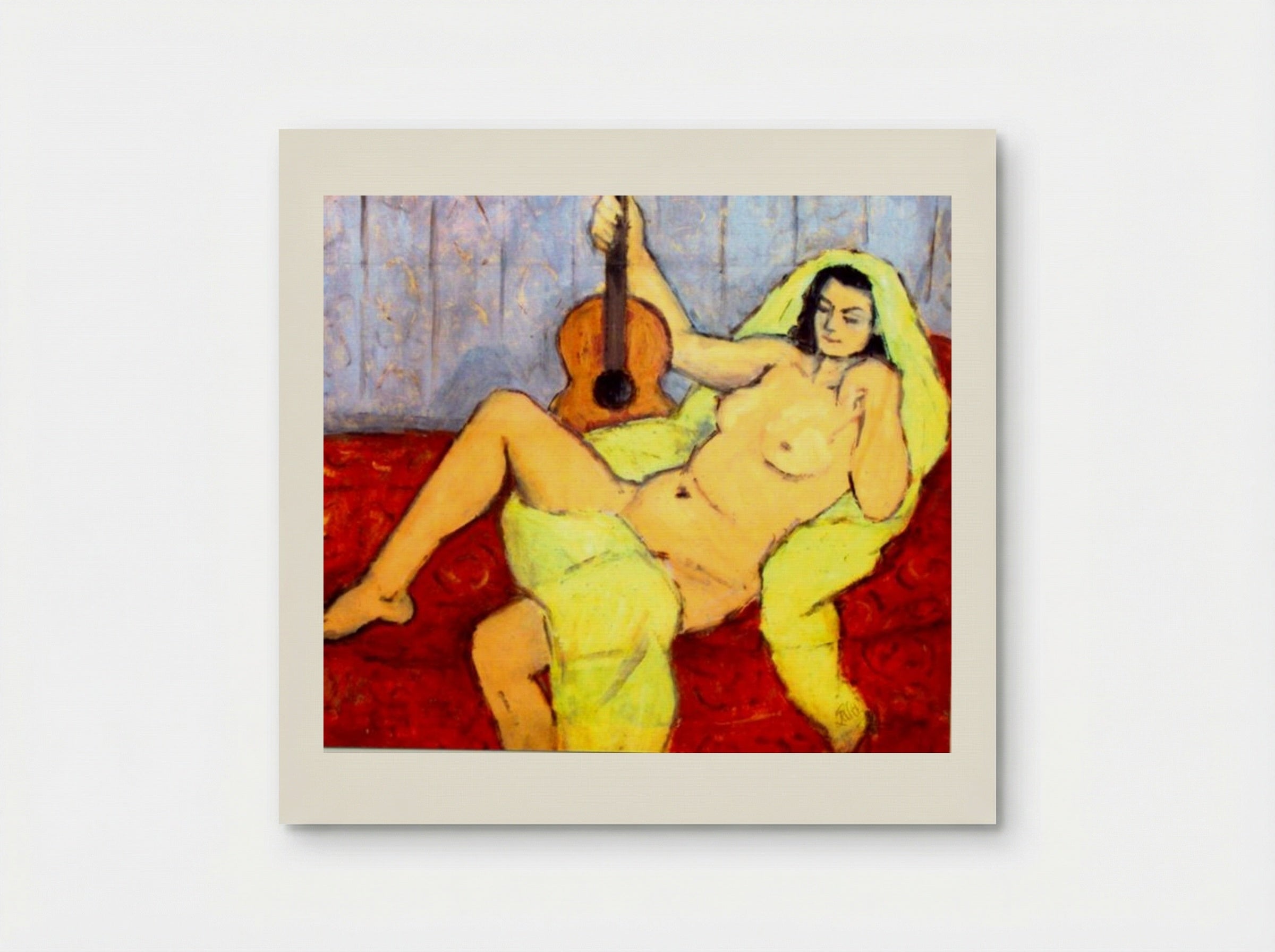 Nude with Guitar - Theodor Pallady - Poster