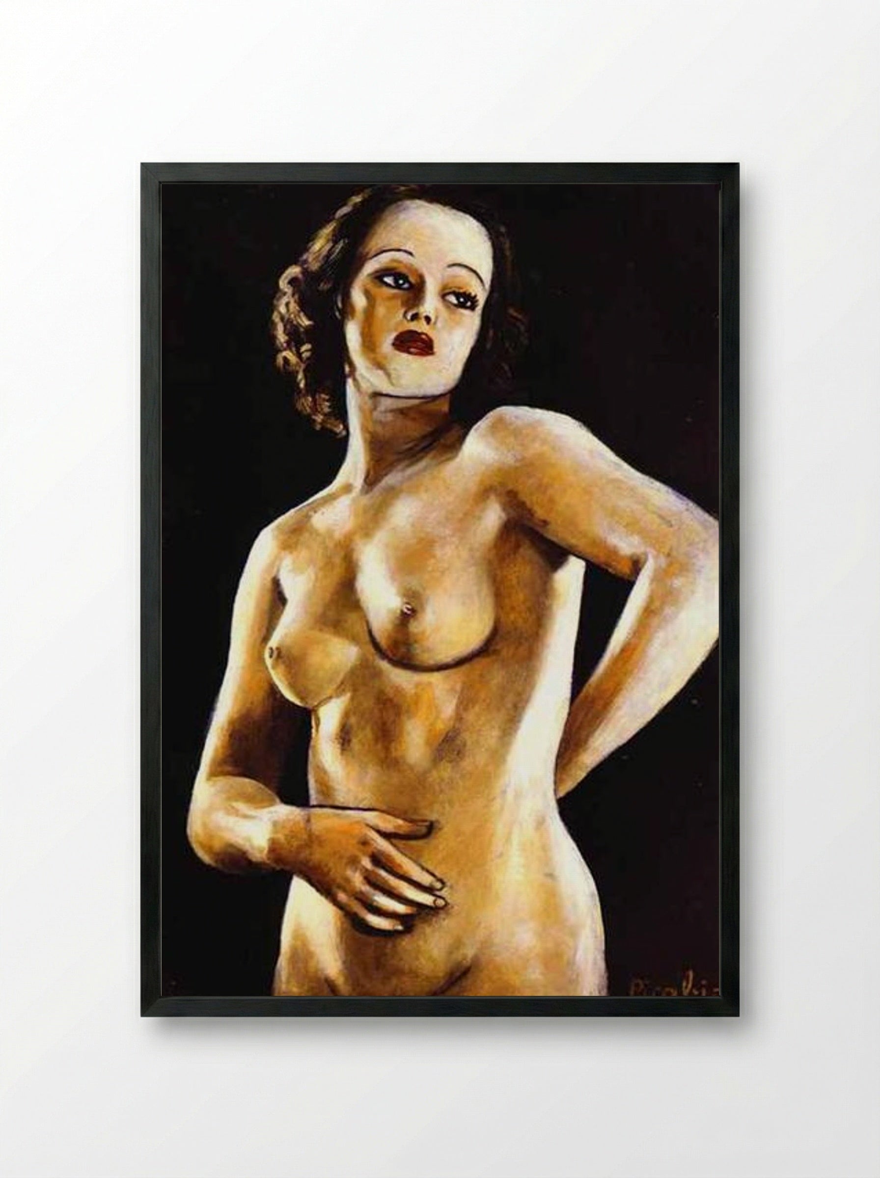 Nude - Francis Picabia - Framed Print Black