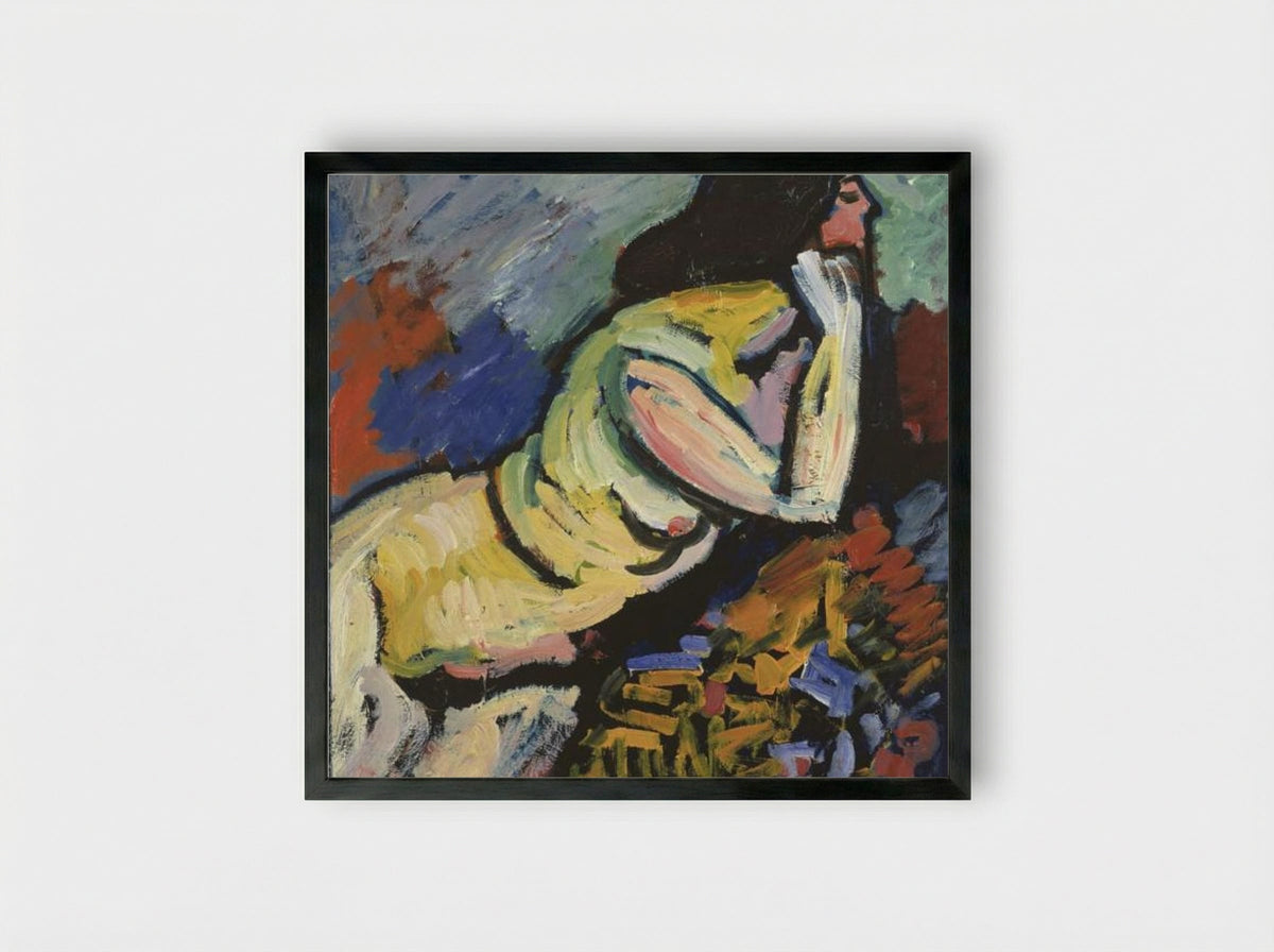 Nude - Alexej von Jawlensky - Framed Print Black