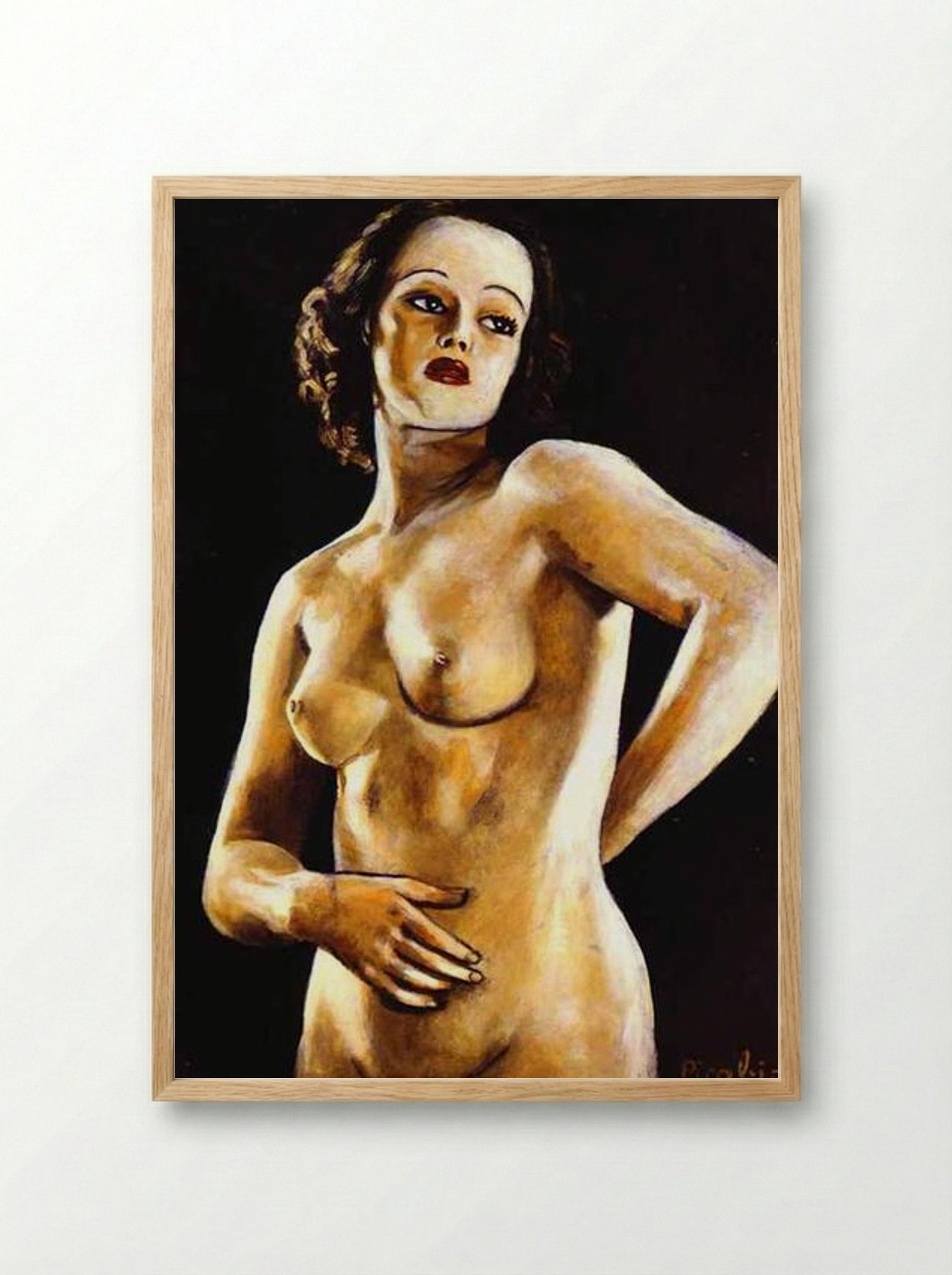 Nude - Francis Picabia - Framed Print Wood