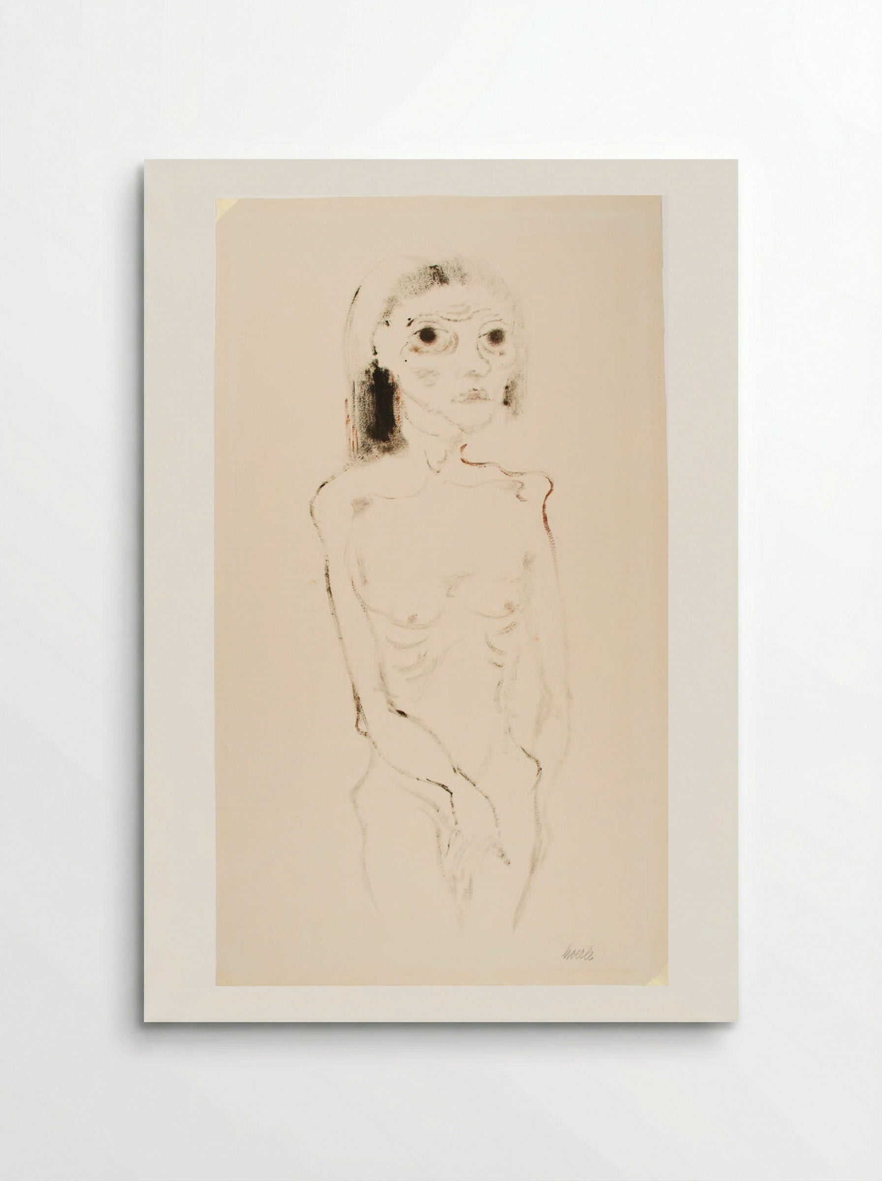 Nude - Heinrich Hoerle - Poster