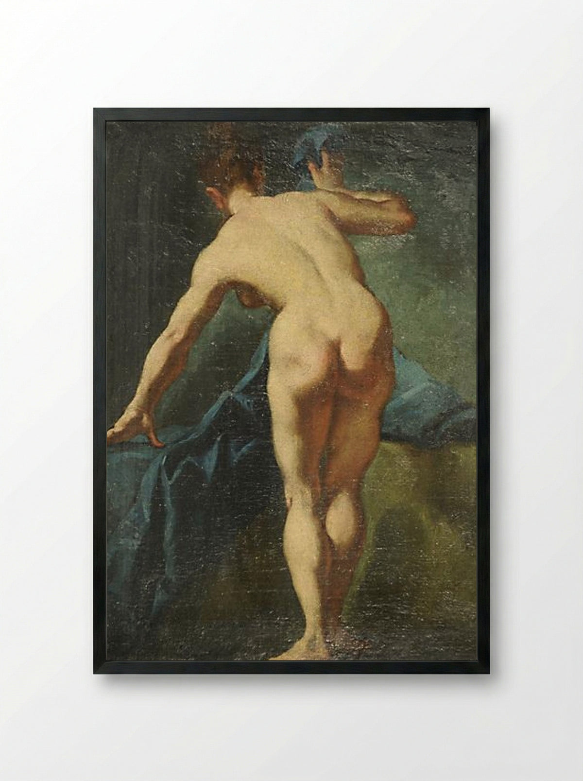 Nudo femminile - Giulia Lama - Framed Print Black