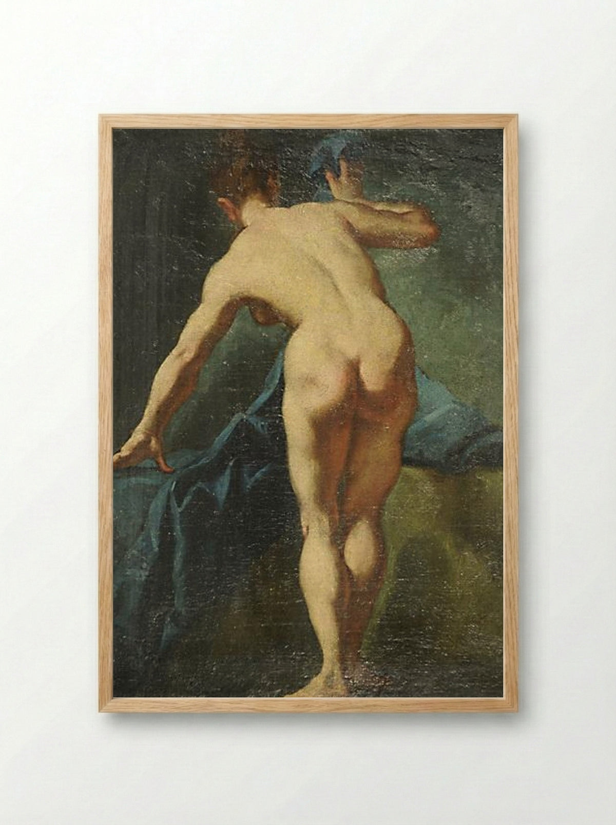 Nudo femminile - Giulia Lama - Framed Print Wood