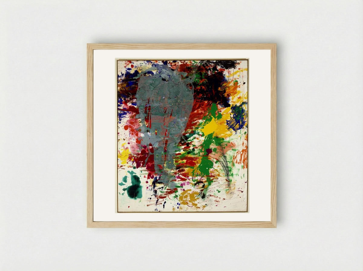 Number 1 - Morris Louis - Framed Print Wood