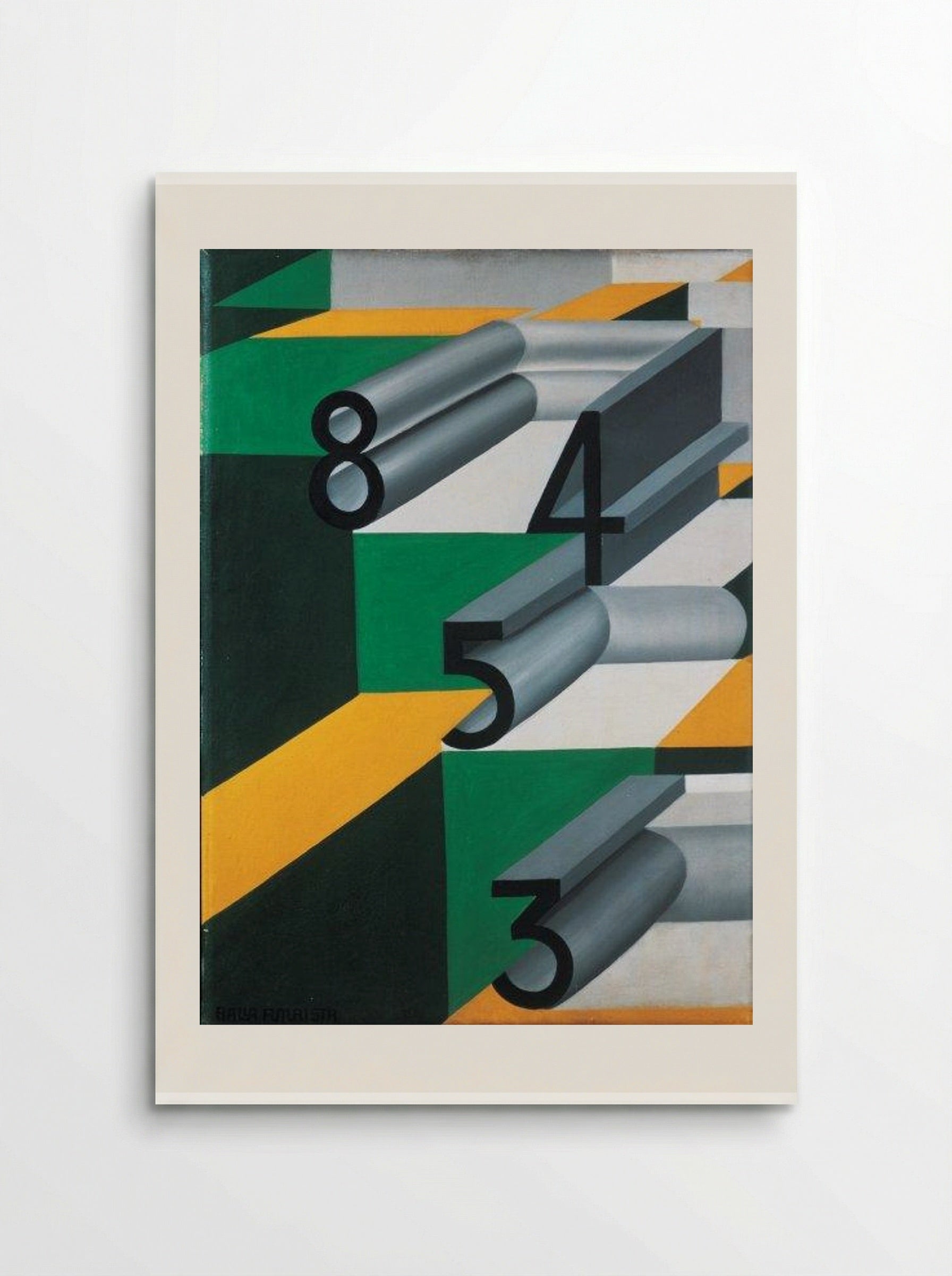 Numbers in Love - Giacomo Balla - Poster