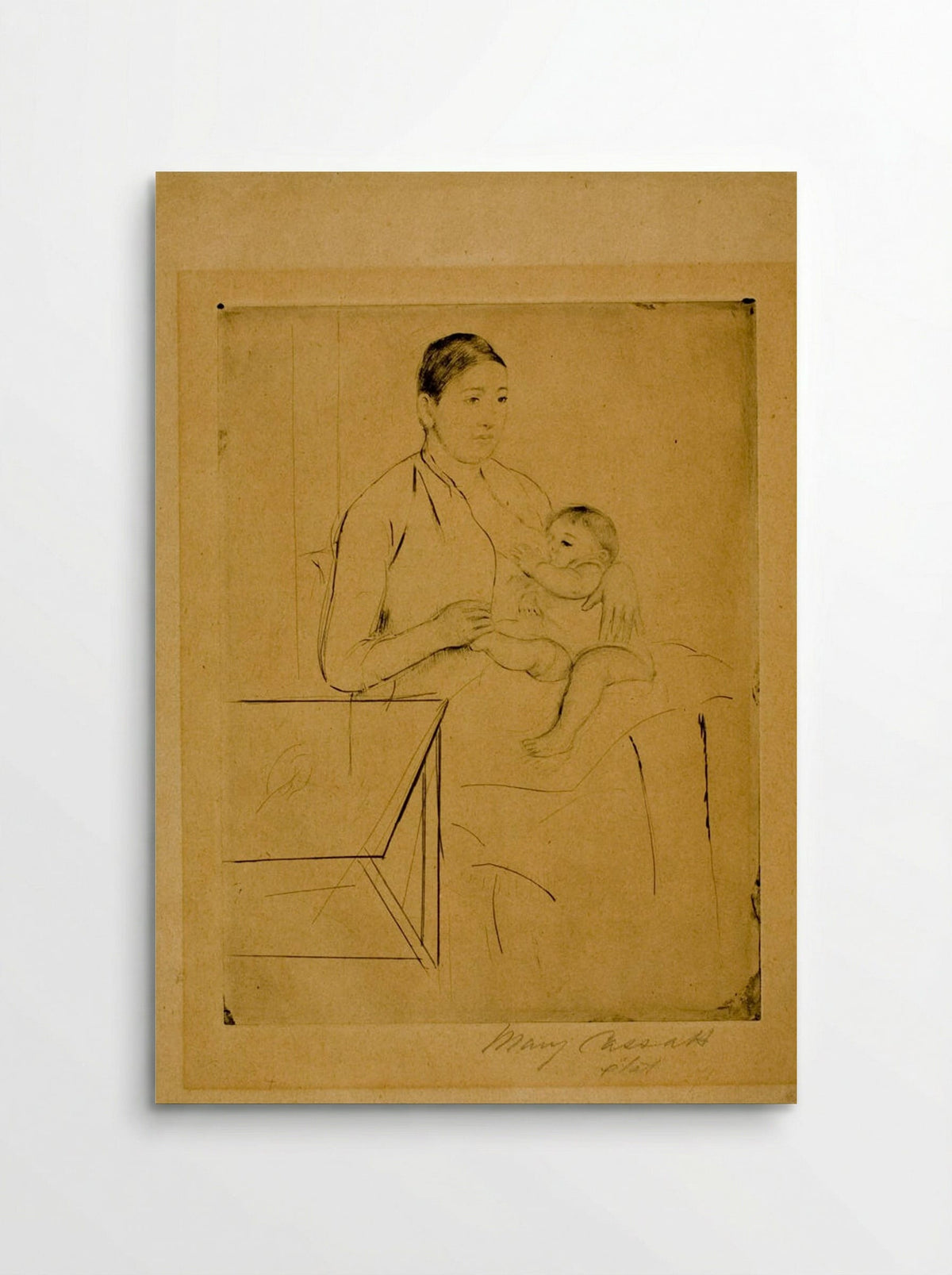 Nursing - Mary Cassatt - Poster