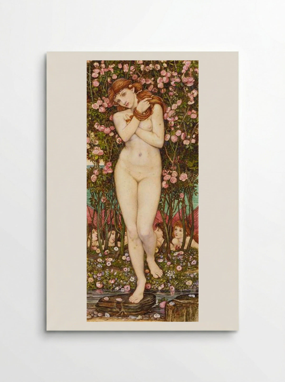 Nymph - John Roddam Spencer Stanhope - Poster