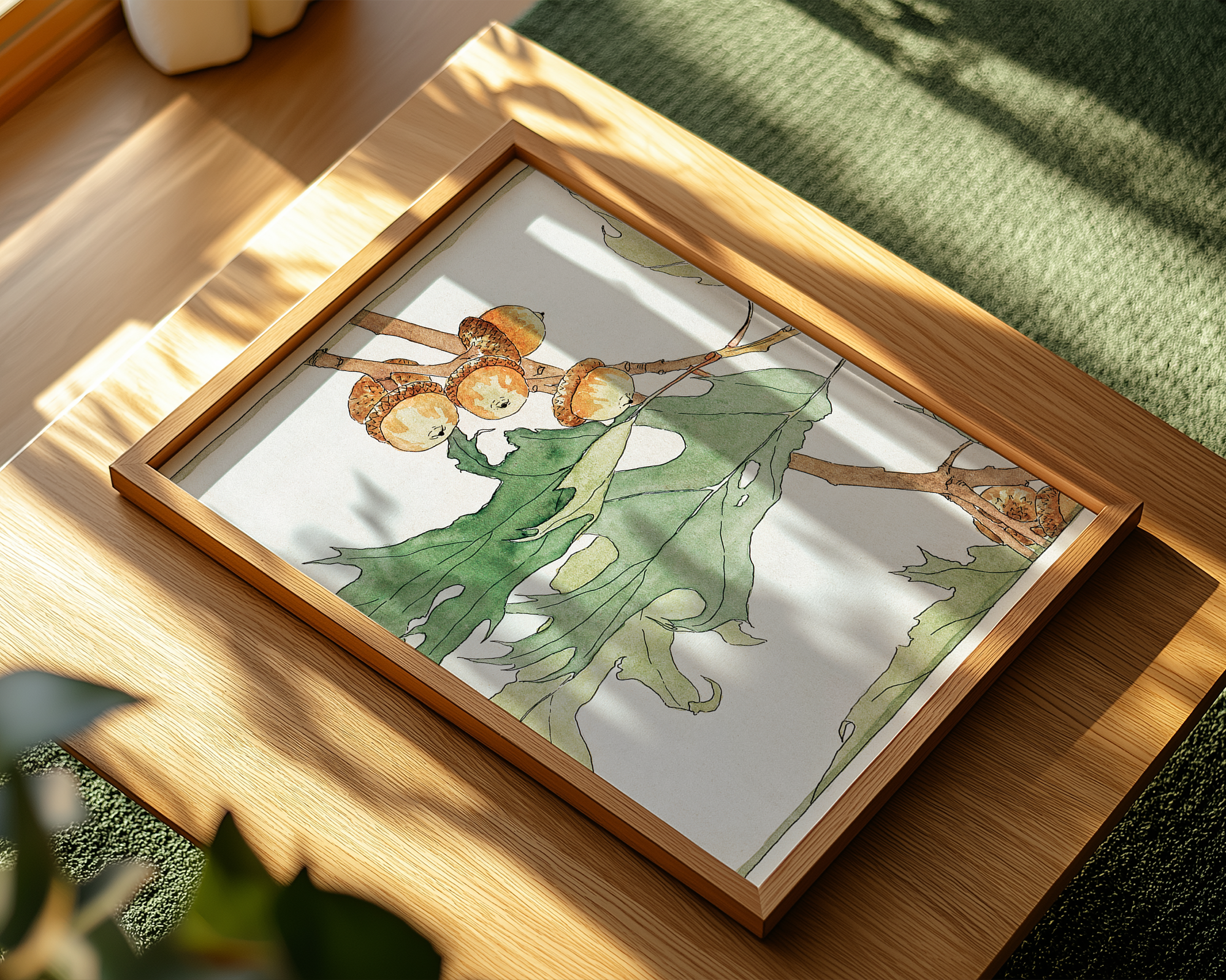 OakAcorns-(1915)-by-Hannah-Borger-Overbeck mockup