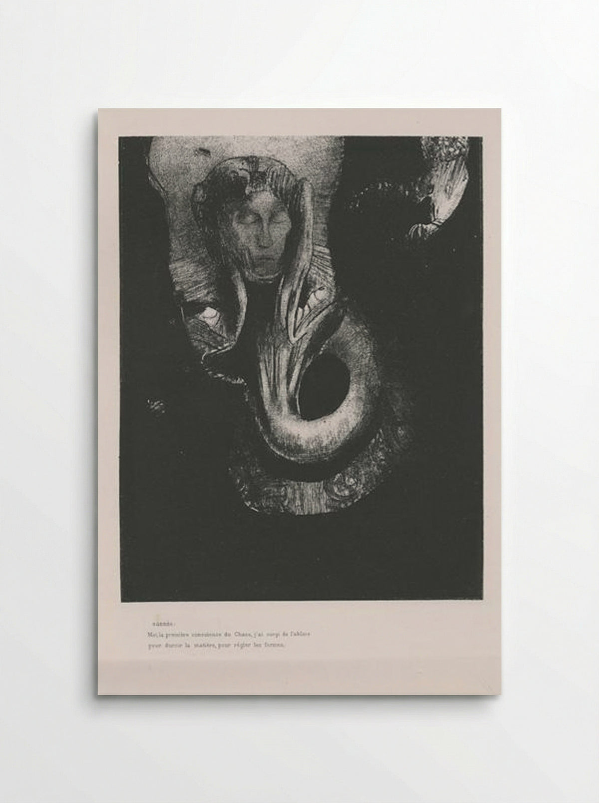 Oannès (Plate 14) - Odilon Redon - Poster