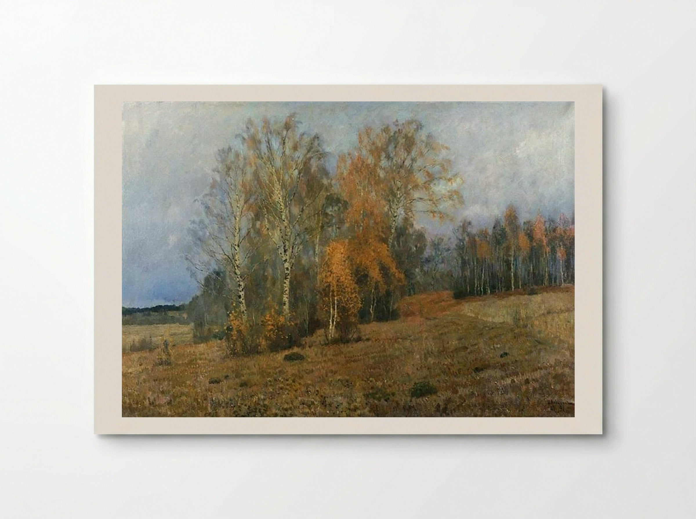 October (Autumn) - Isaac Levitan - Poster